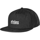 Etnies Icon Embroidery Snapback Hat Black Hats