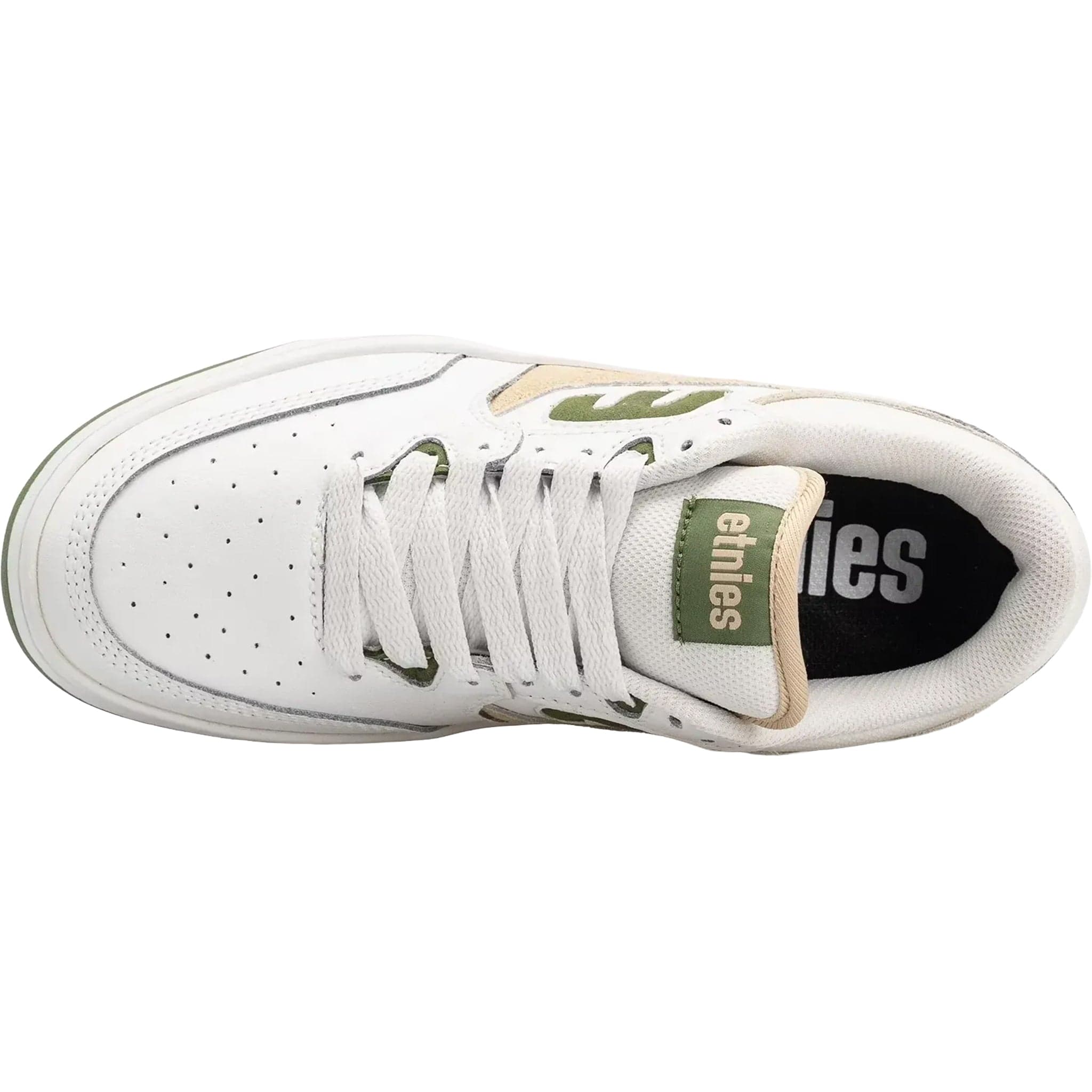Etnies Loot Shoe White Green Shoes