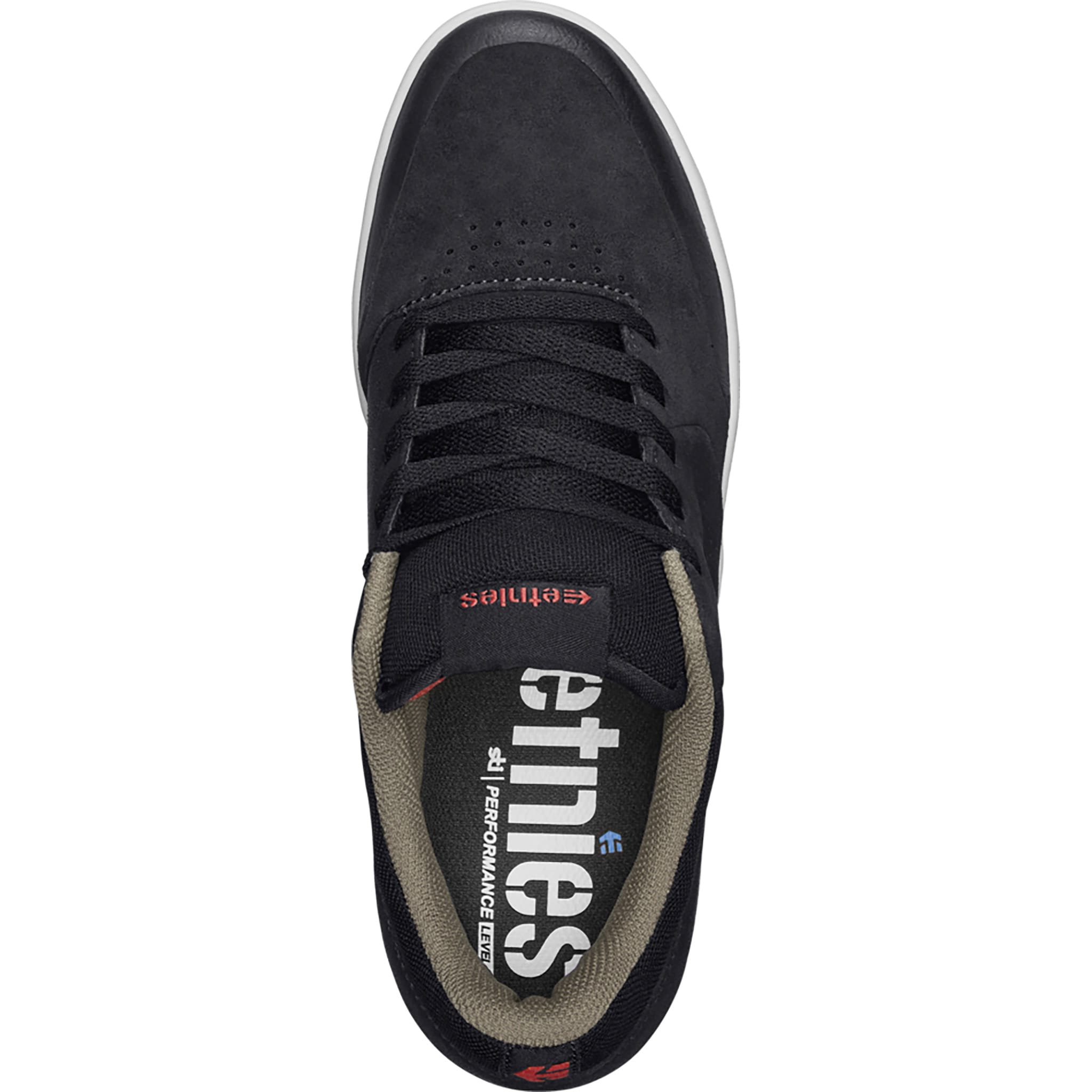 Etnies Marana Core Shoe Dark Grey Black Red Shoe