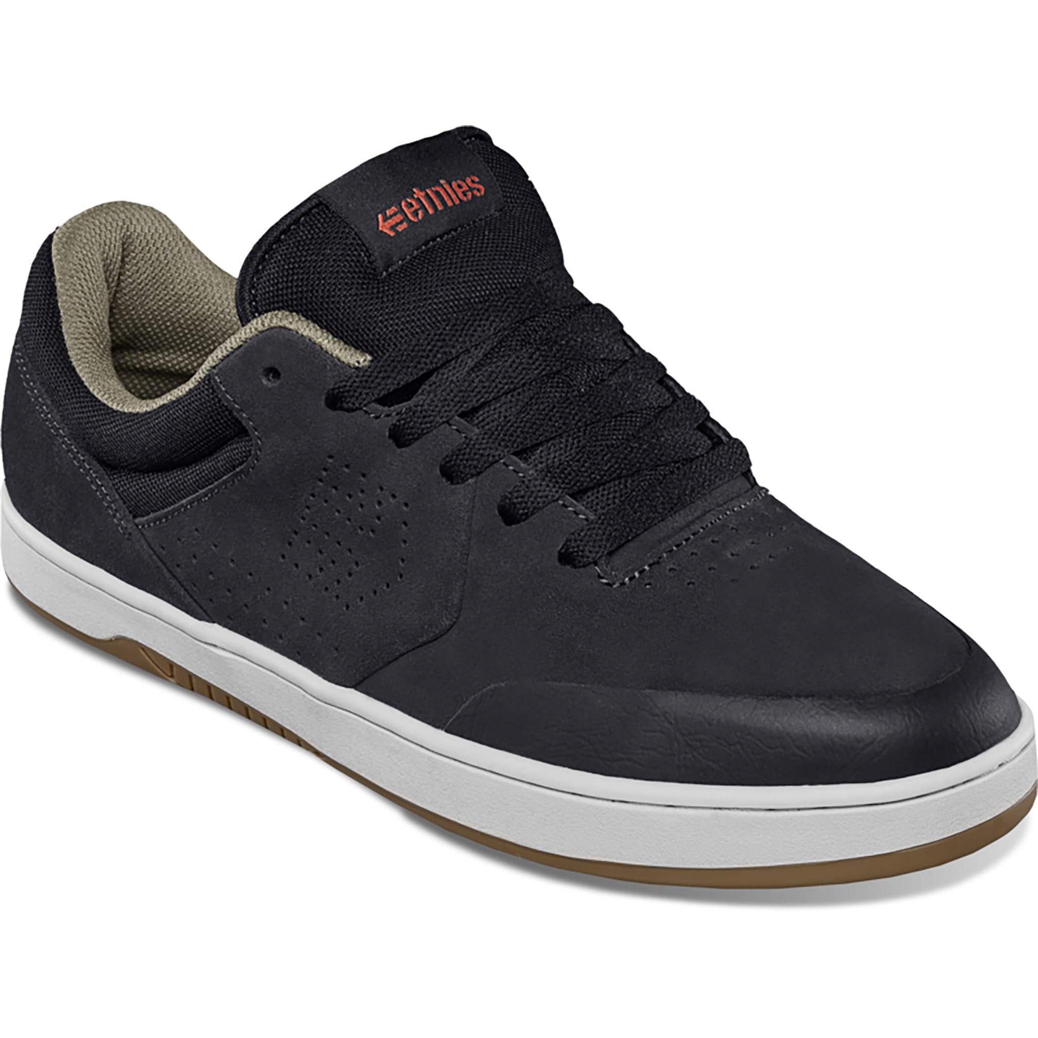 Etnies Marana Shoe Dark Grey Black Red Shoe