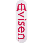 Evisen Evi Logo White Skateboard Deck 8.25" Skateboard