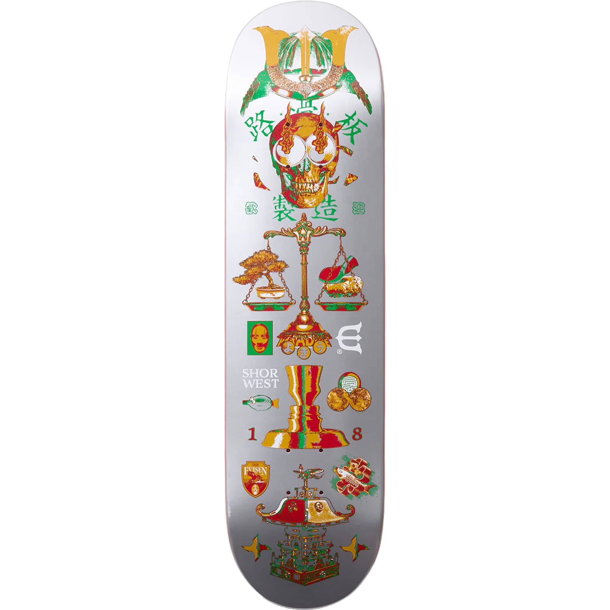 Evisen Shor West Dialogue Skateboard Deck 8.5" Skateboard