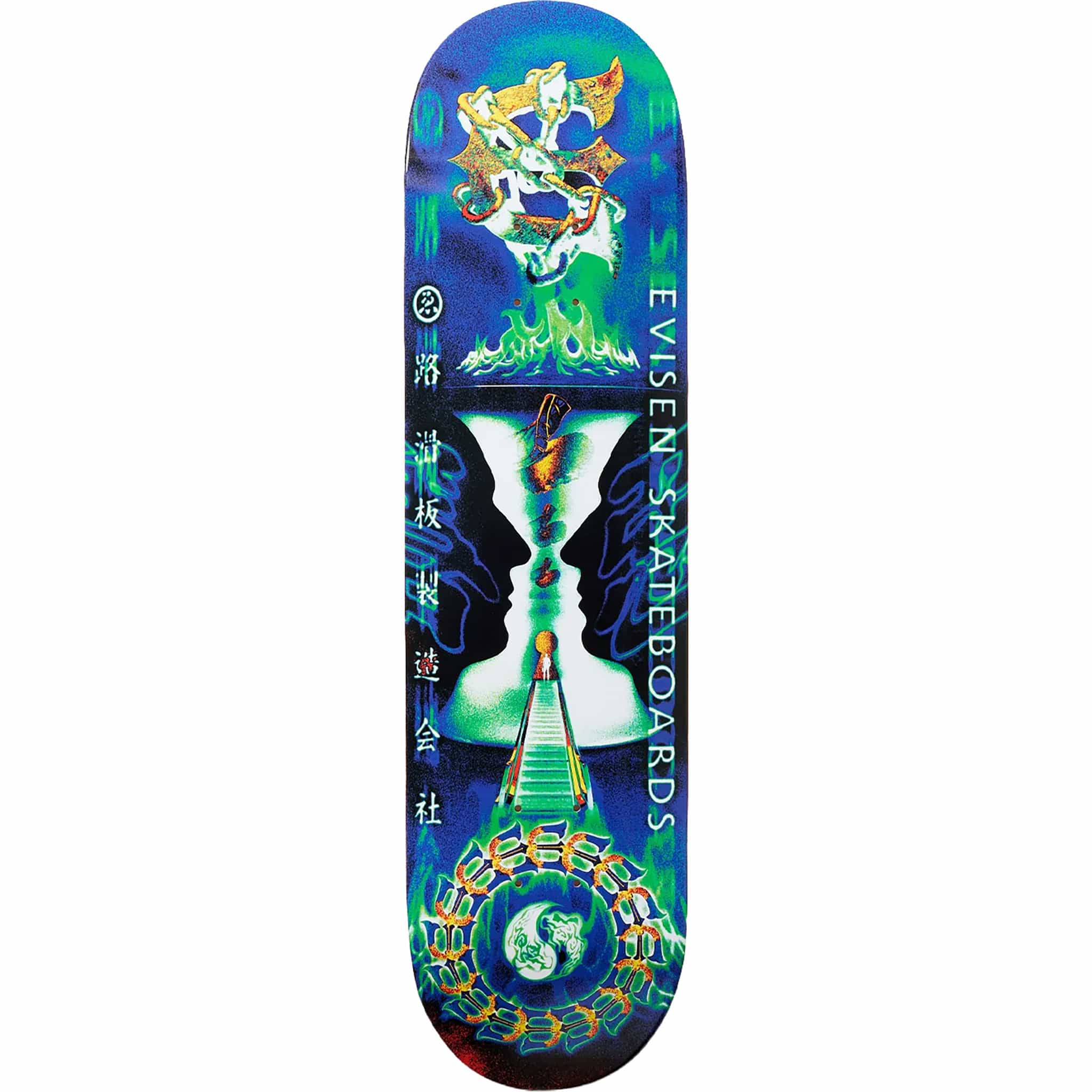 Evisen Zen Aku Vase Skateboard Deck 8.25" Skateboard