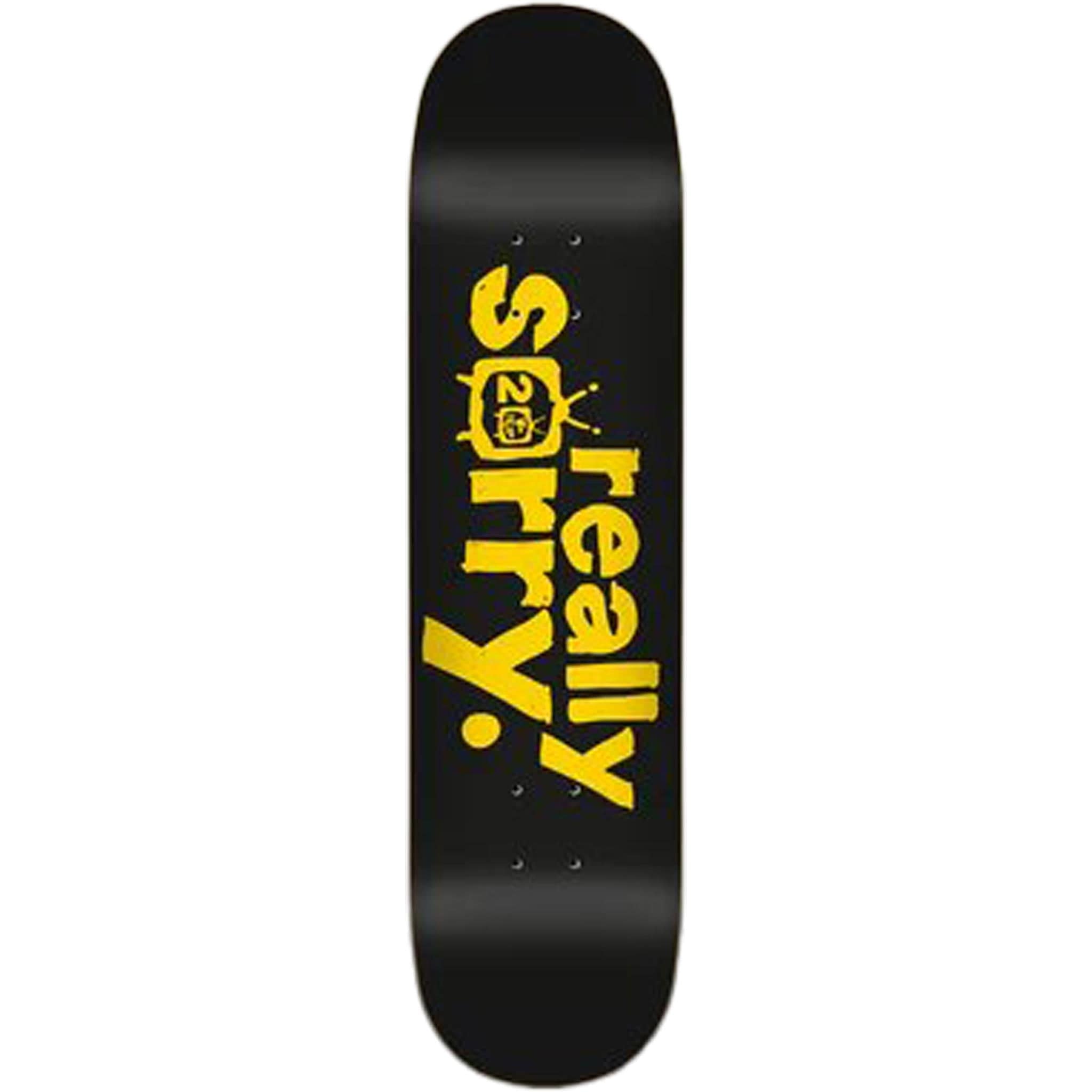 Flip Scribble Logo 8.0" Skateboard Deck Black Skateboard