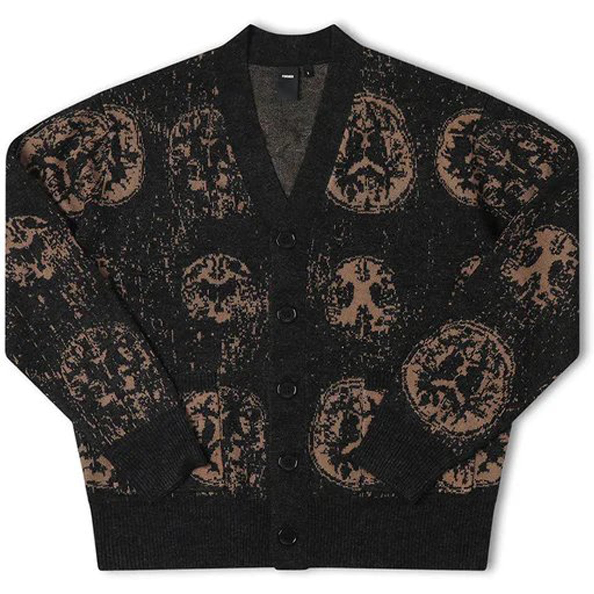 Former CA Brainscan Cardigan Black Mushroom Sweatshirts