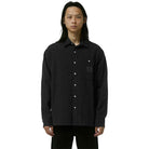 Former Crux Flatline Flannel Shirt Black Button Up