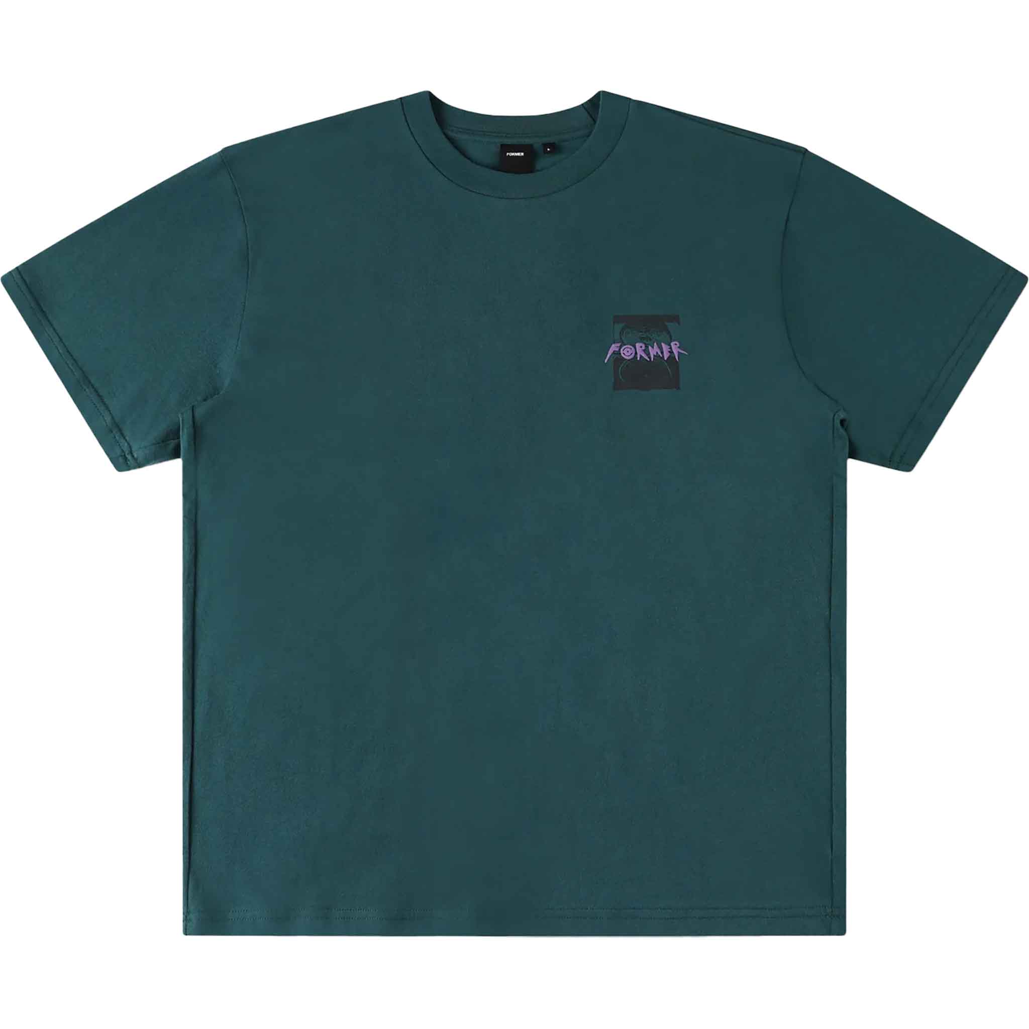 Former Droid Crux Tee Petrol T Shirt