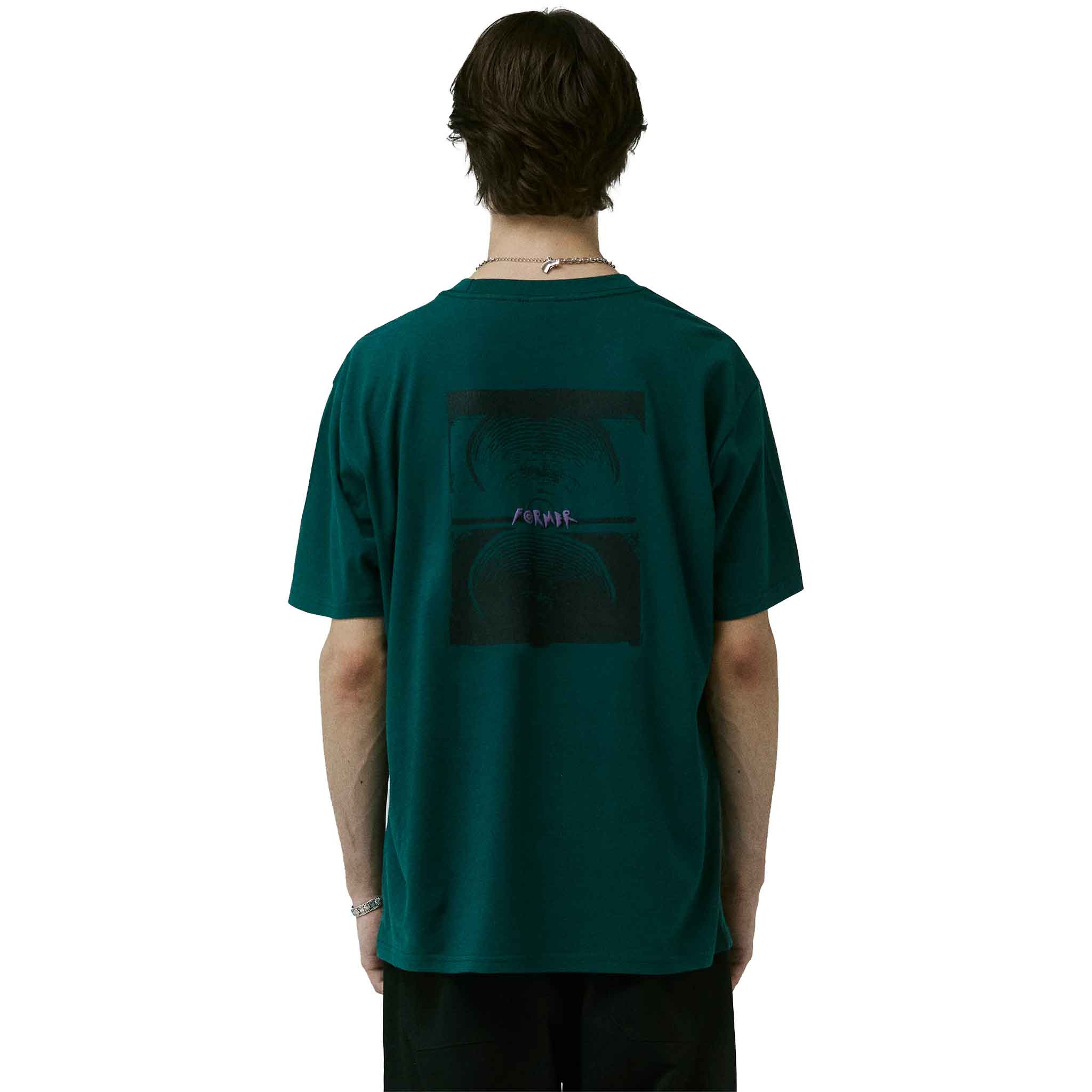 Former Droid Crux Tee Petrol T Shirt