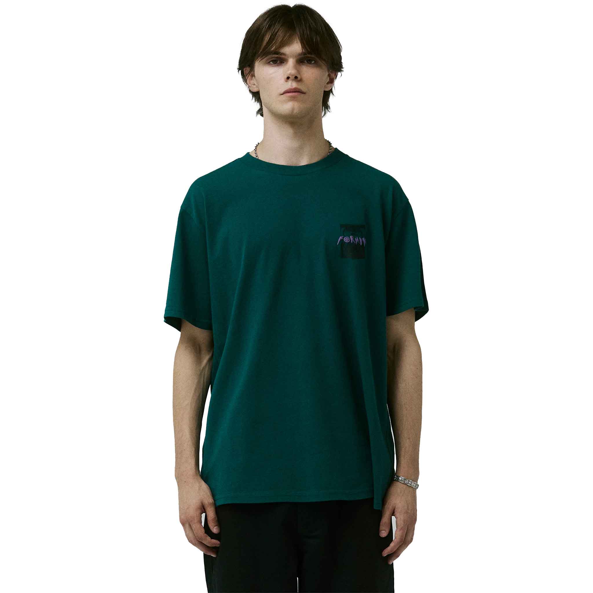 Former Droid Crux Tee Petrol T Shirt