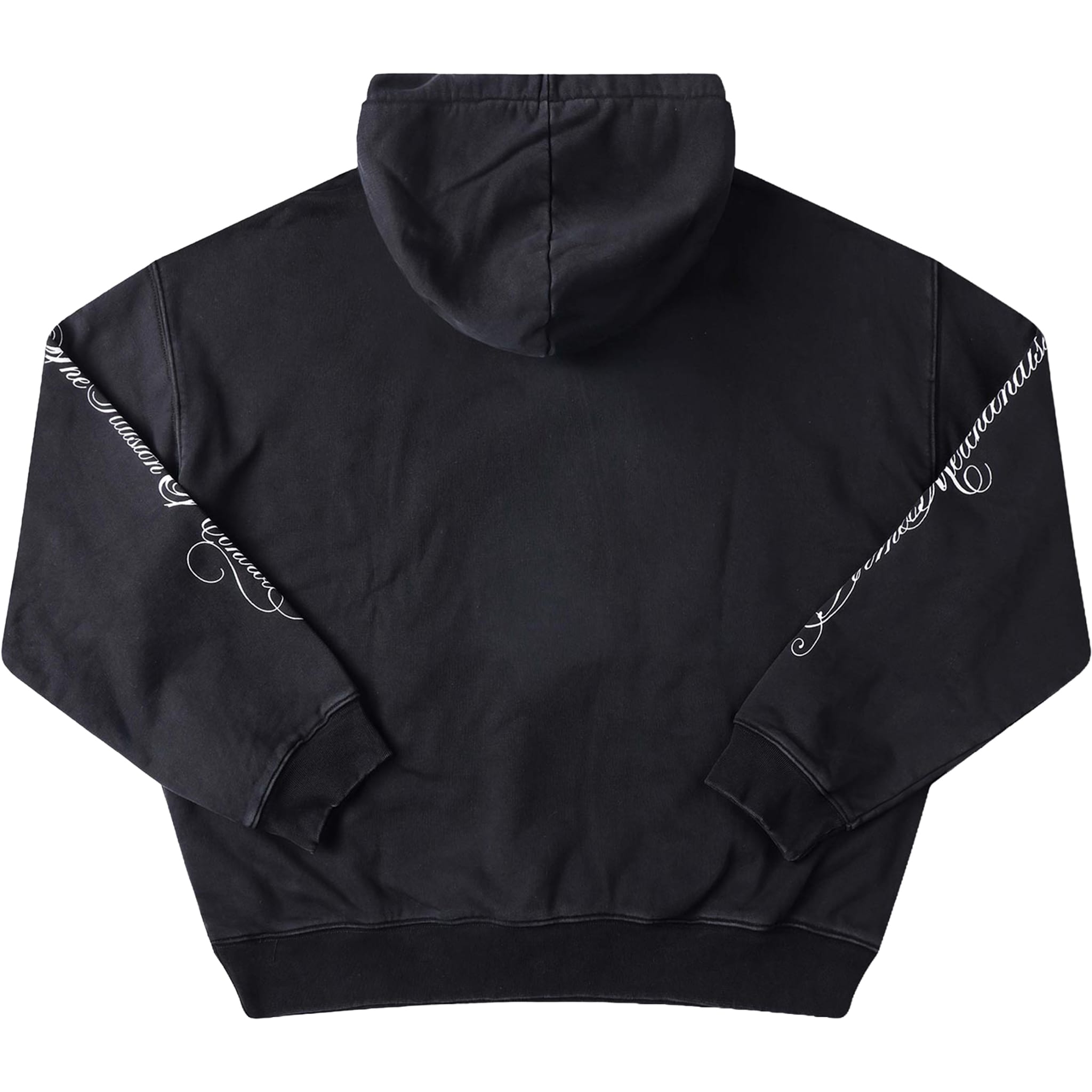 Former Illusion Boxy Hoodie Washed Black Sweatshirts