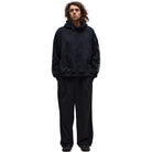 Former Illusion Boxy Hoodie Washed Black Sweatshirts