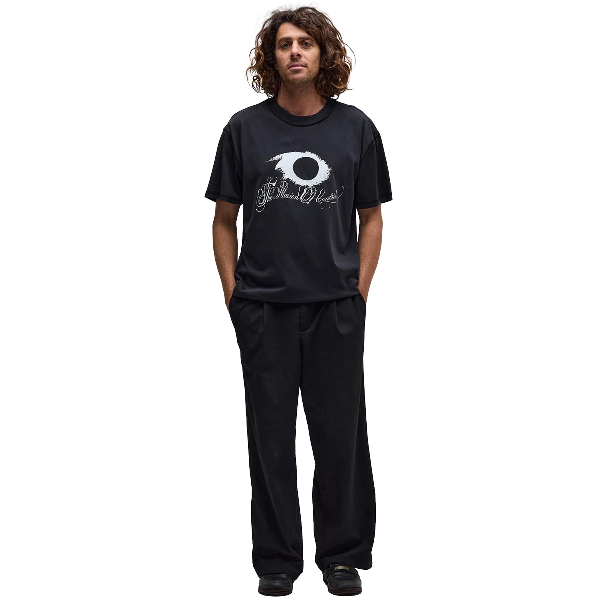 Former Illusion T-Shirt Washed Black T Shirt