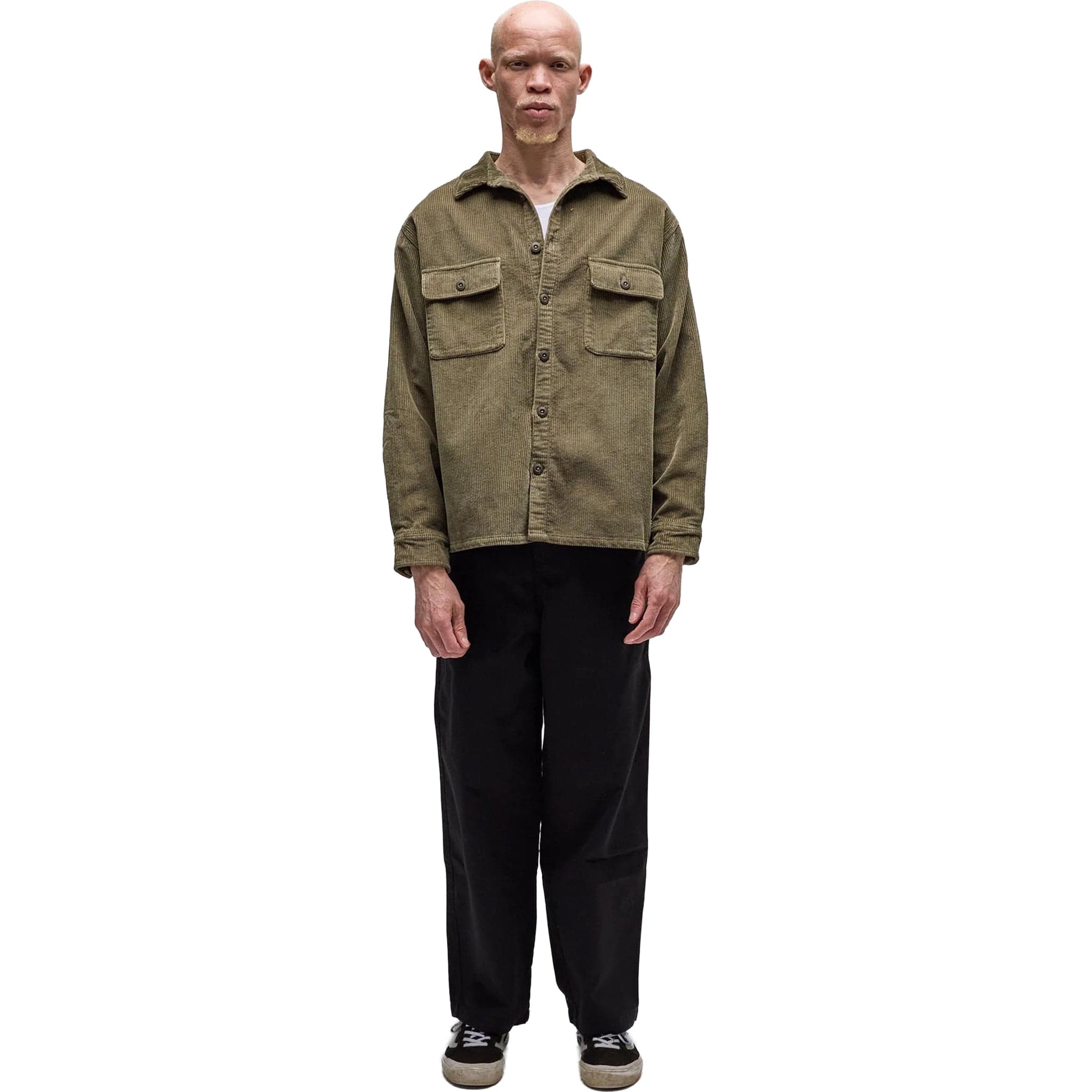 Former Reynolds Cord Long Sleeve Shirt Pine Button Up