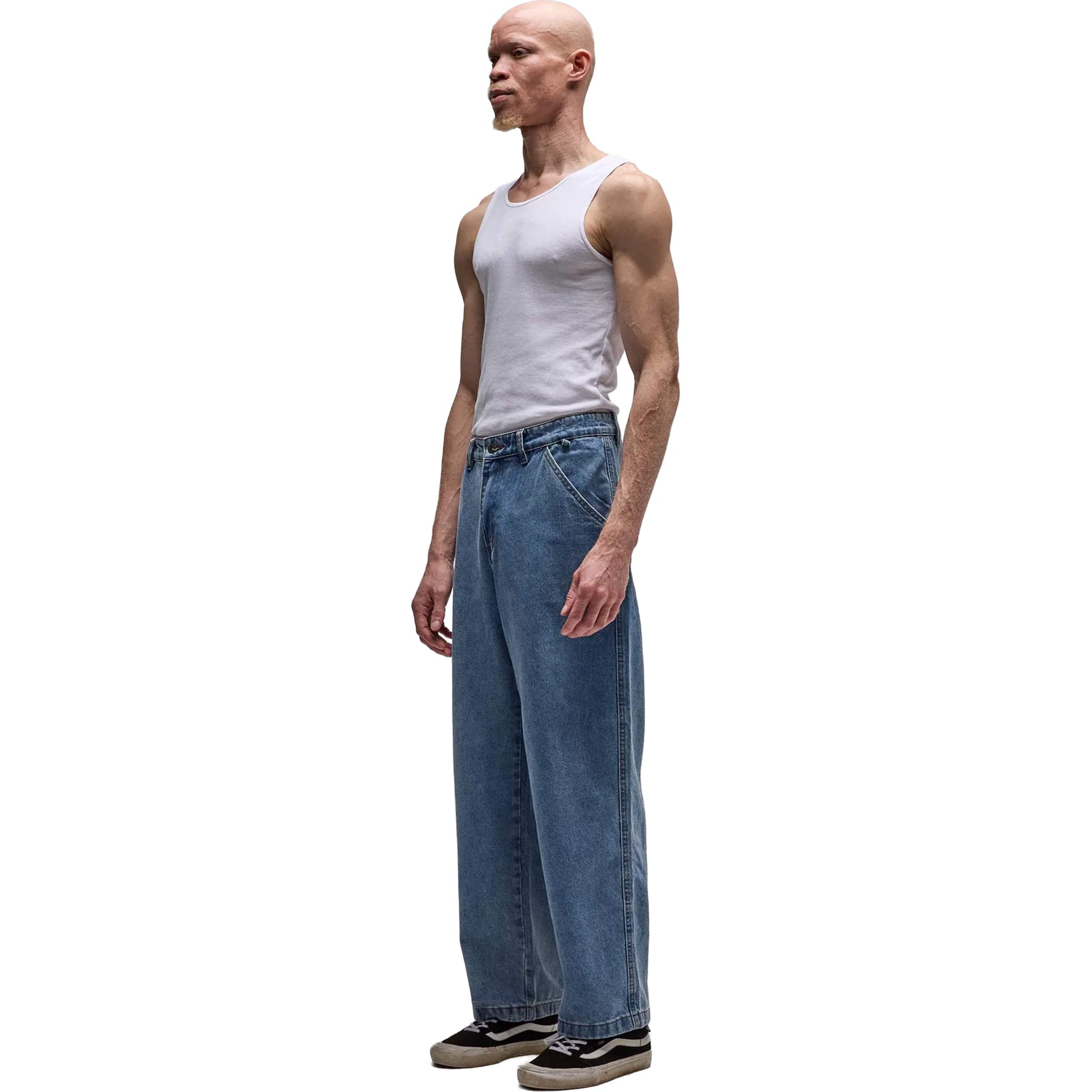 Former Reynolds Denim Pant Mid Blue Pants