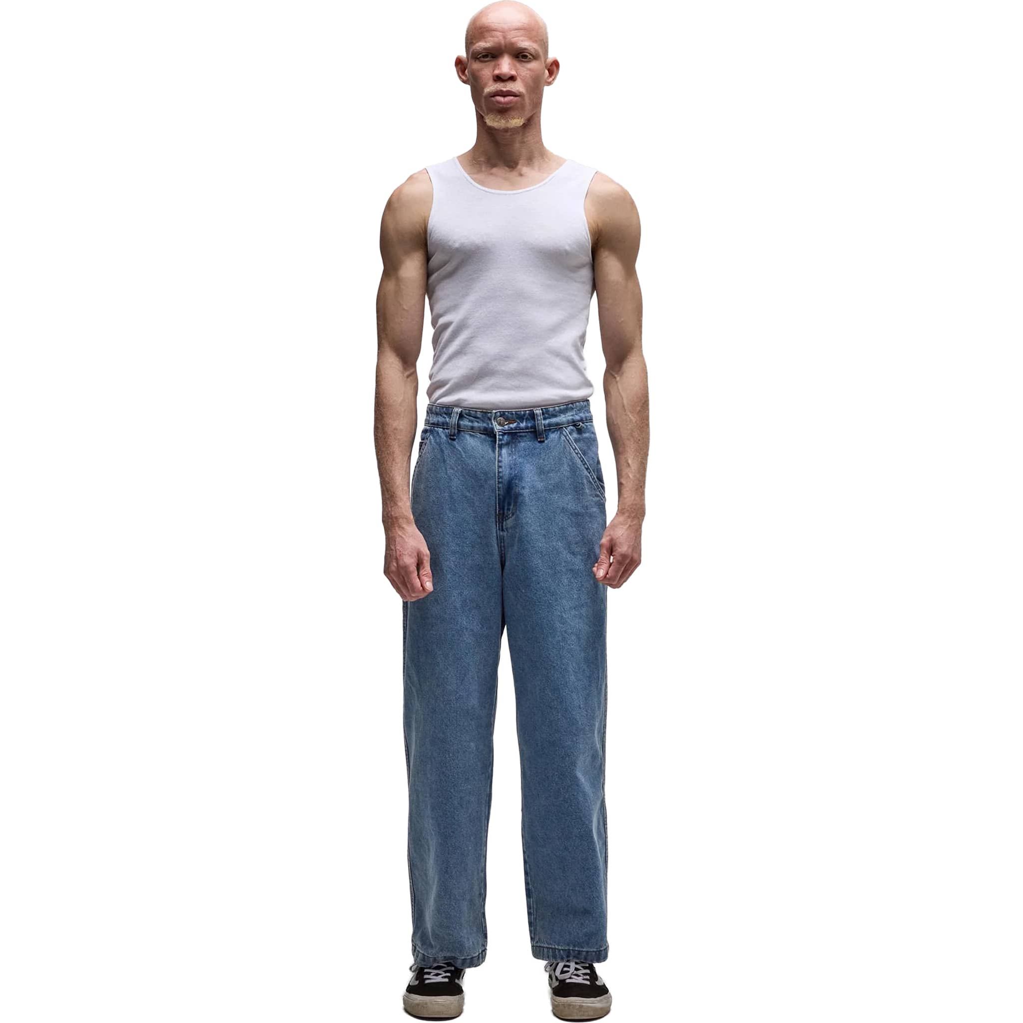 Former Reynolds Denim Pant Mid Blue Pants