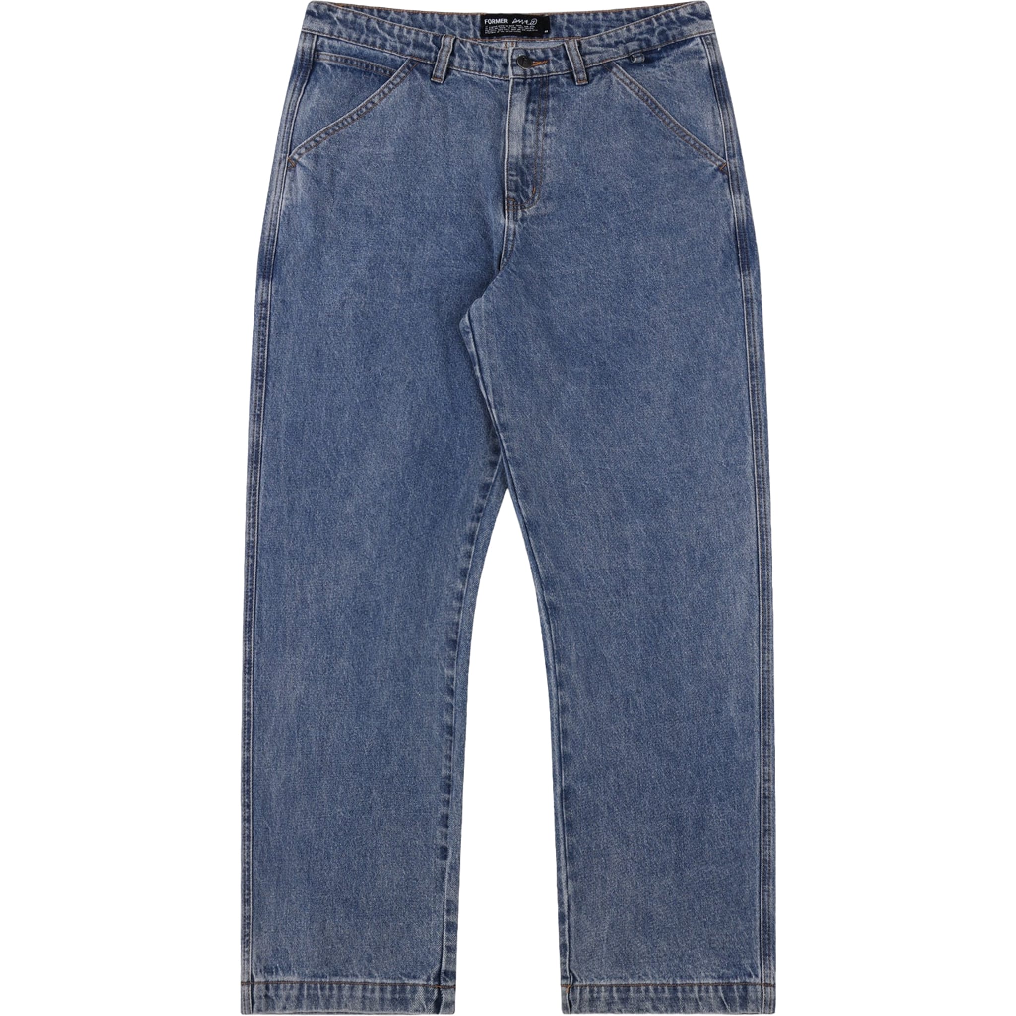 Former Reynolds Denim Pant Mid Blue Pants