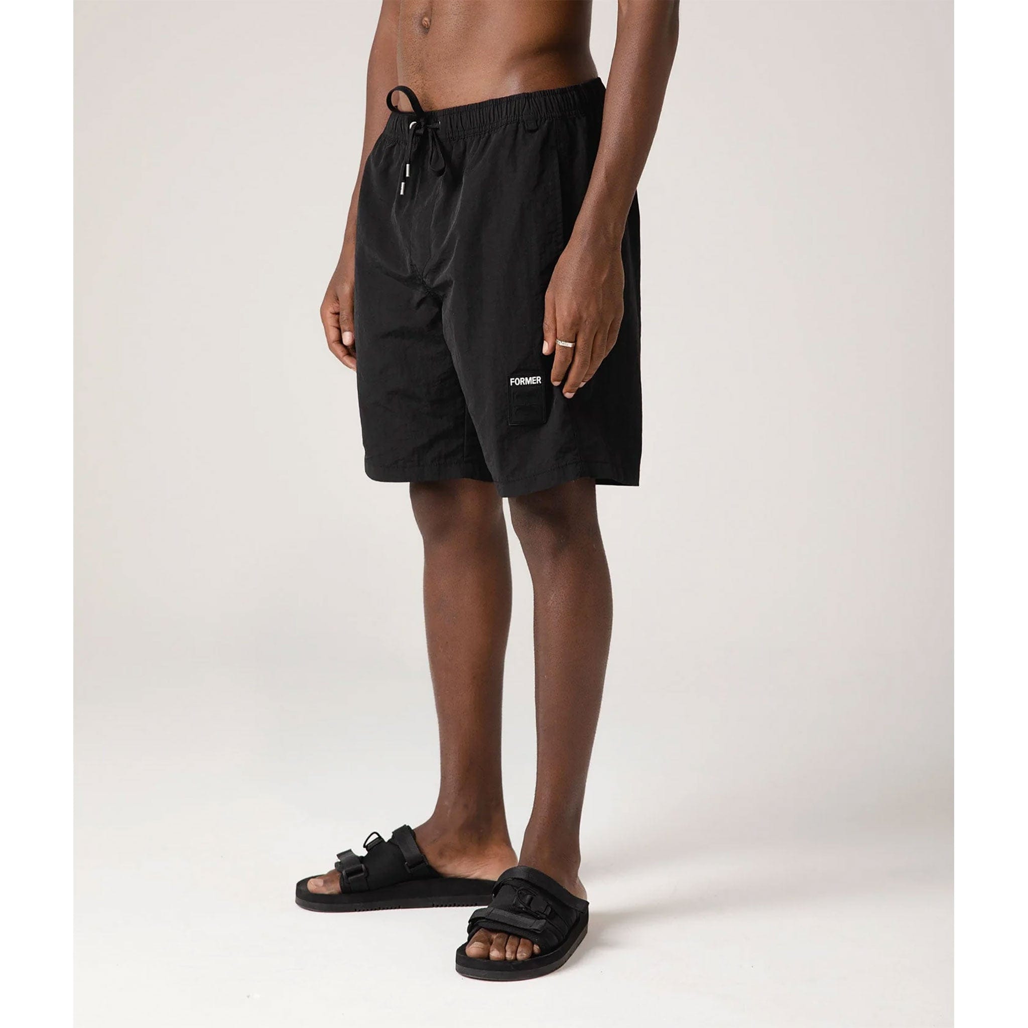 Former Swans Baggy Swim Trunk Black Shorts