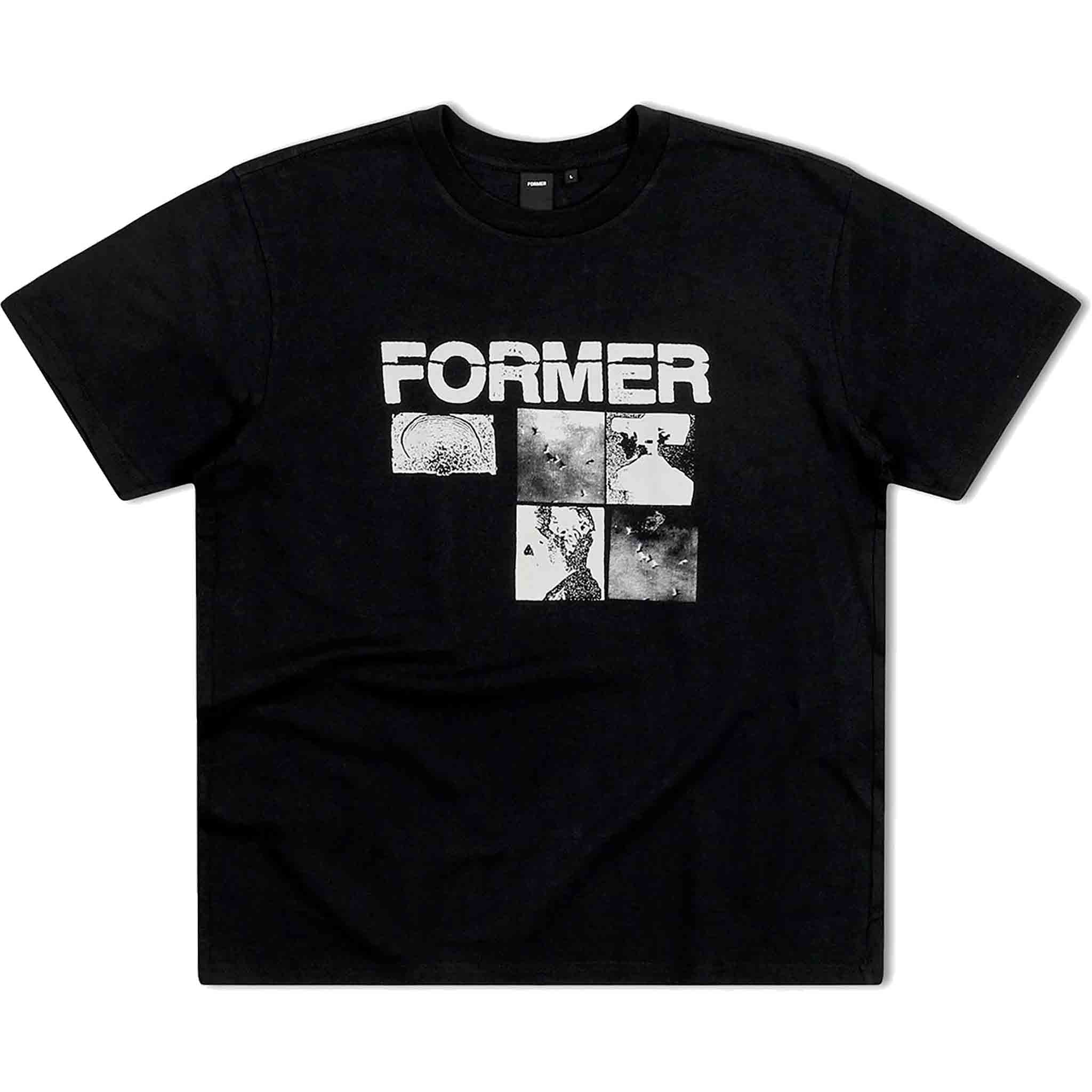 Former Unfolding Tee Black T Shirt