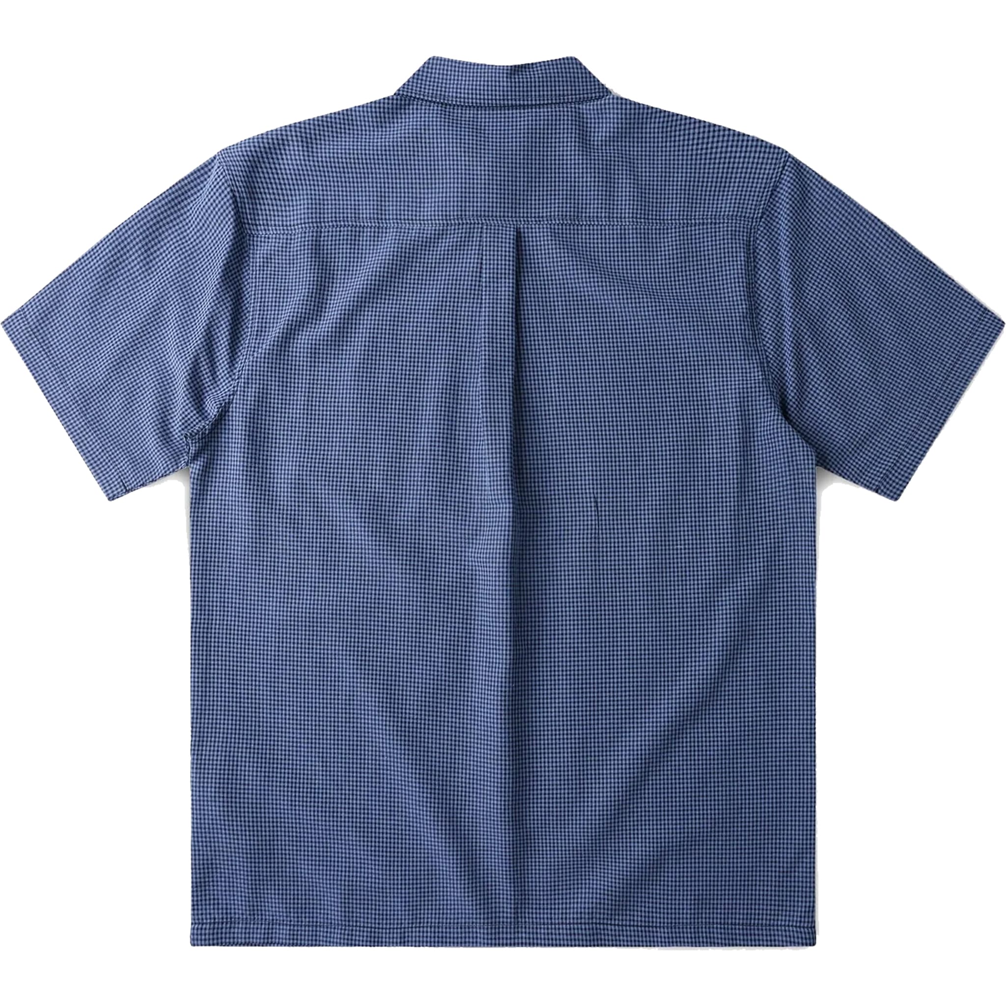 Former Vivian Check SS Shirt Blue Button Up
