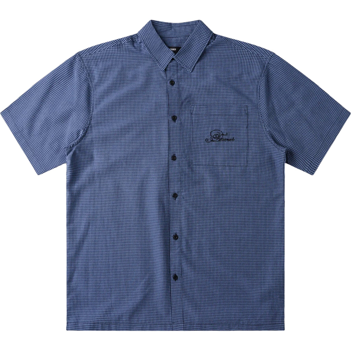 Former Vivian Check SS Shirt Blue Button Up