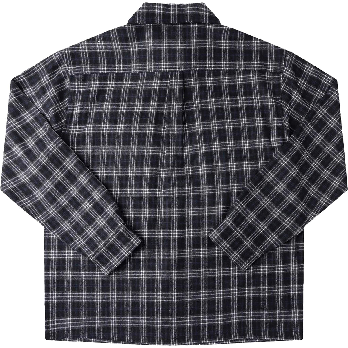 Former Vivian Flannel LS Shirt Black Grey Button Up