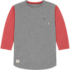 Fourstar Lavenworth 3/4 Sleeve T-Shirt Grey T Shirt