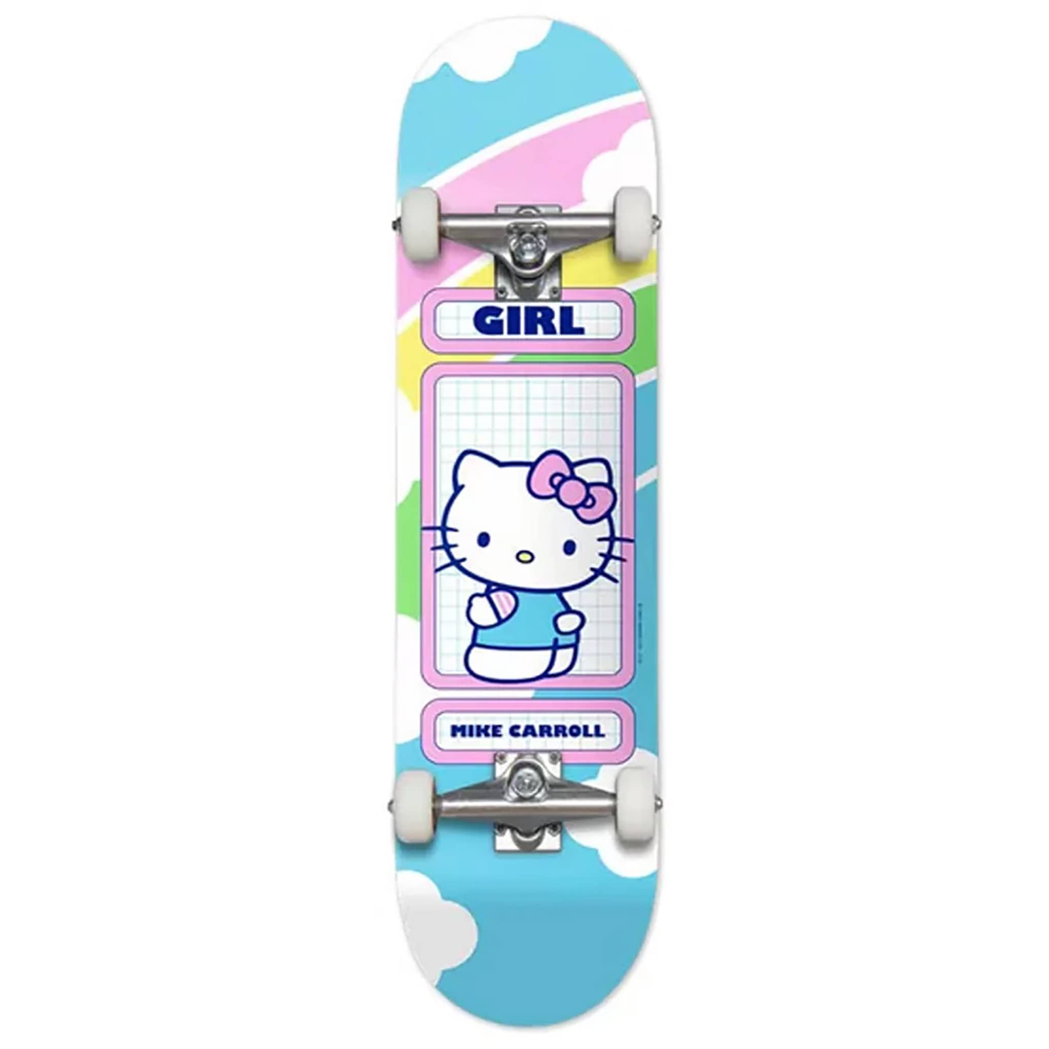 Girl Carroll Hello Kitty Skateboard Complete 7.75 Girl Carroll Hello Kitty Skateboard Complete 7.75