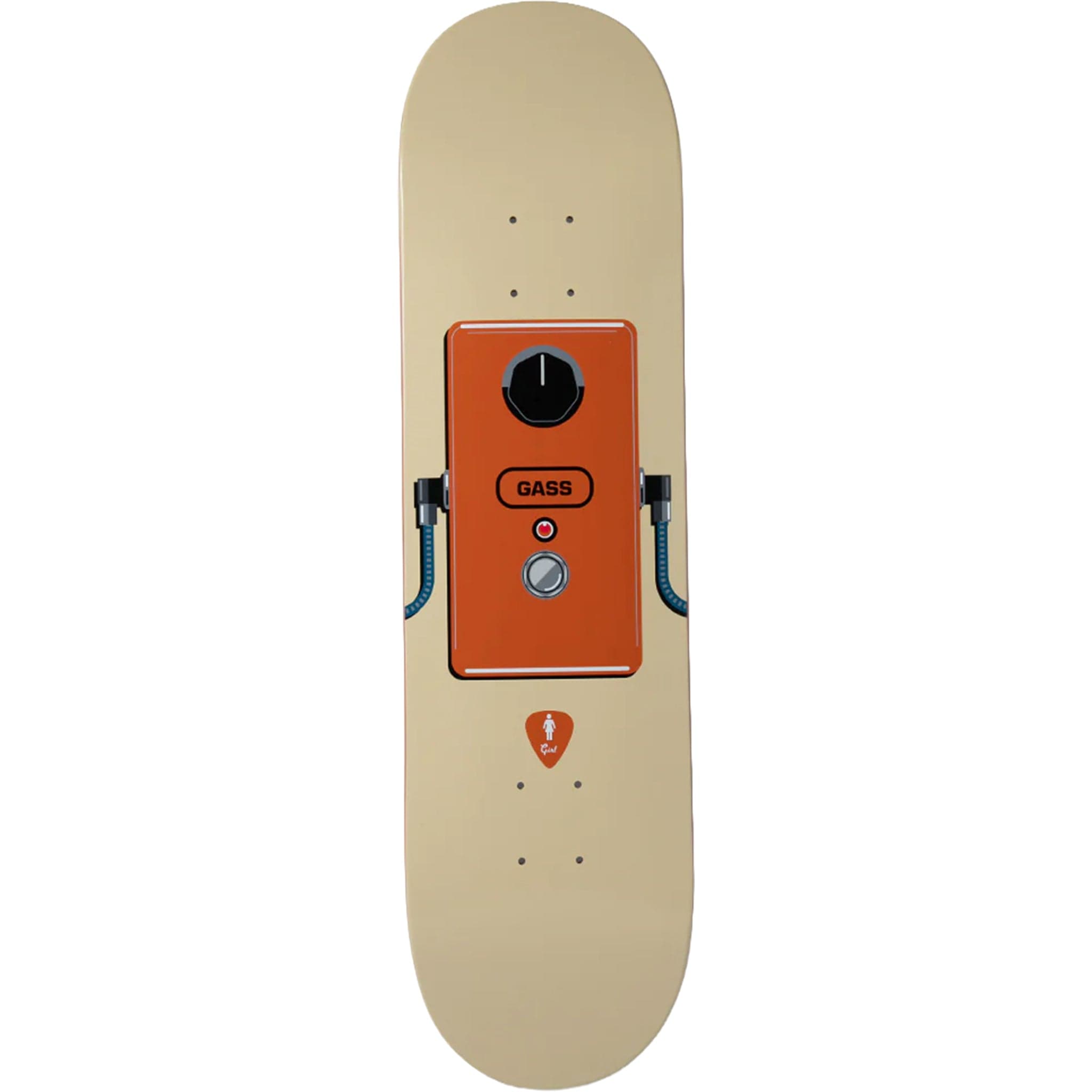 Girl Gass Stomp Skateboard Deck 8.25" Skateboard