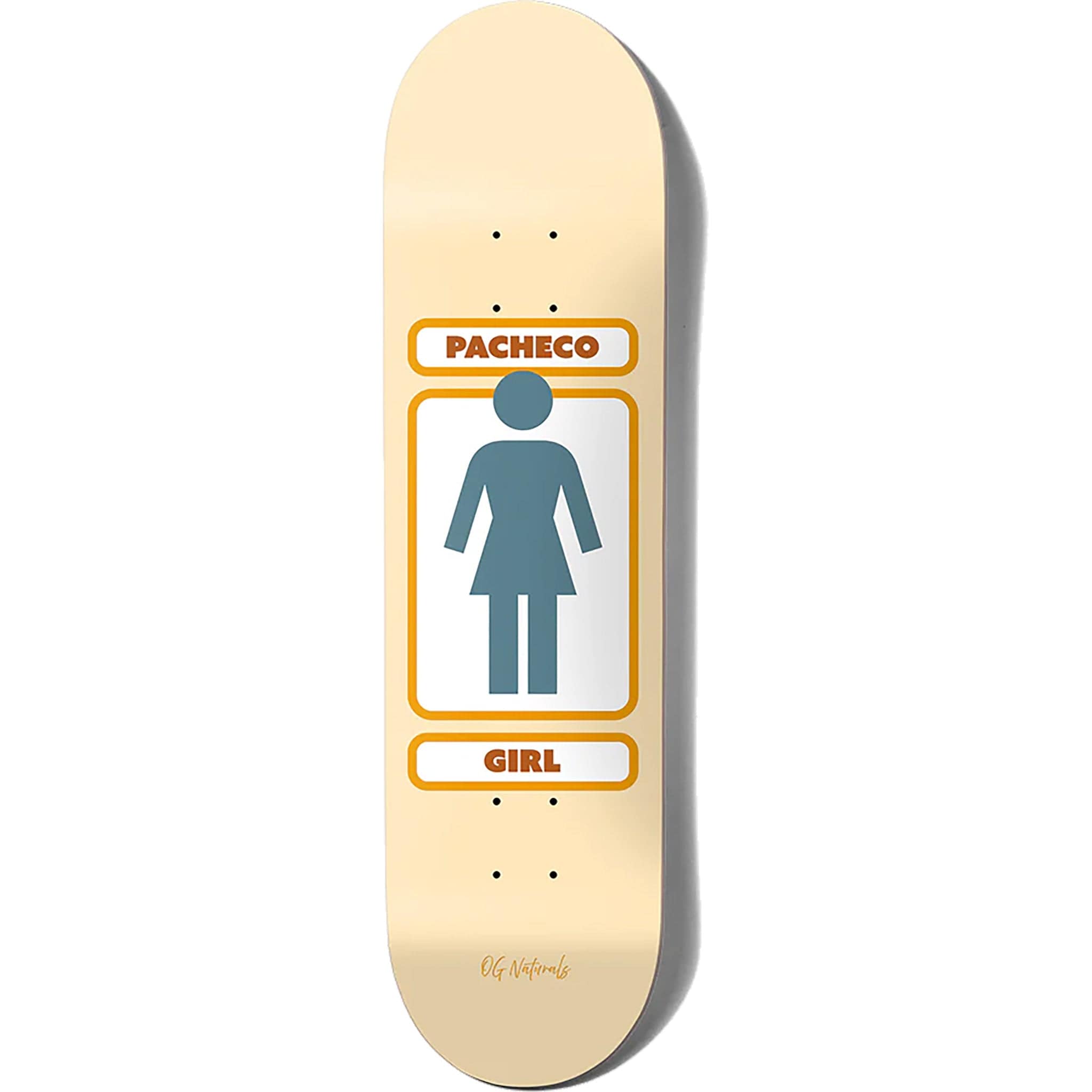 Girl Pacheco 93 Naturals 8.375" Skateboard Deck Skateboard