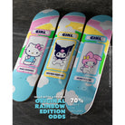 Girl X Hello Kitty & Friends Carroll Rainbow Blind Bag Skateboard Deck 8.5" Skateboard