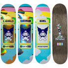 Girl X Hello Kitty & Friends Geering Rainbow Blind Bag Skateboard Deck 8" Skateboard