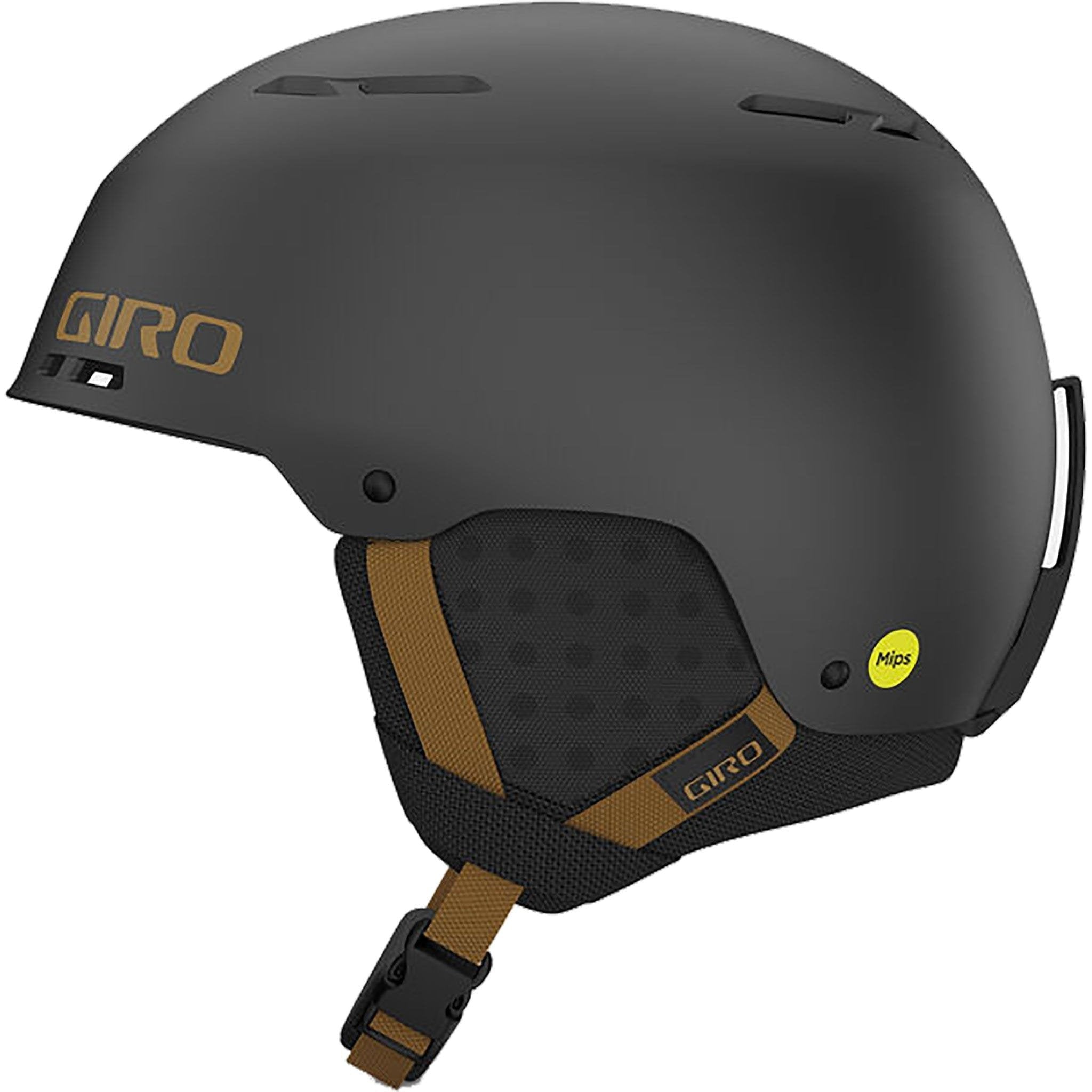 Giro Emerge Spherical Mips Helmet Metalic Coal Tan Snowboard Helmet