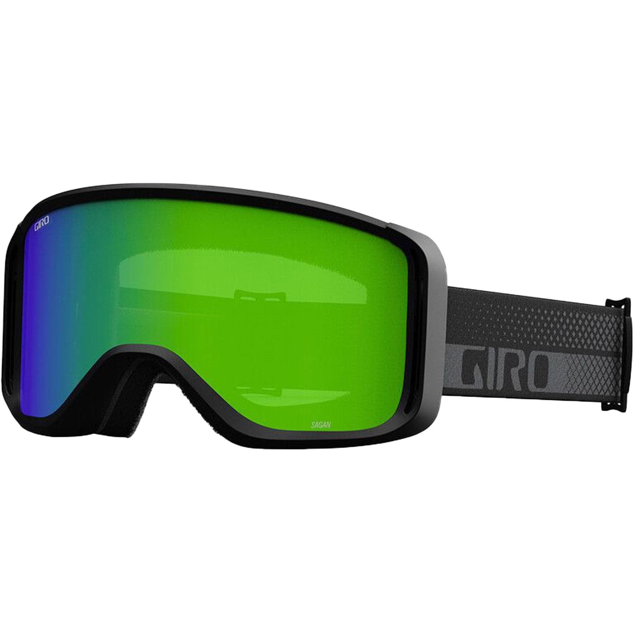 Giro Sagen Goggle Black Grey Flow Loden Green Yellow Boost Goggles