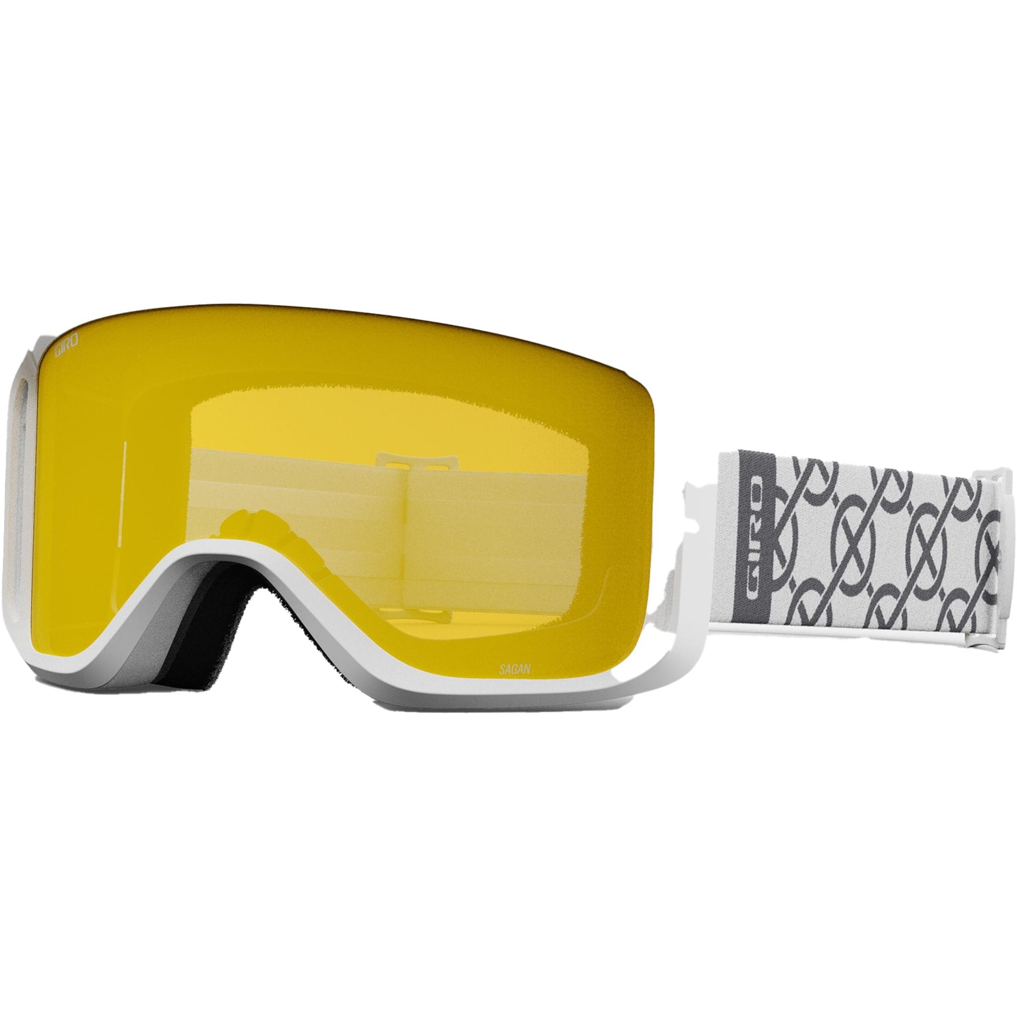 Giro Sagen Goggle White Monogram Amber Pink Yellow Boost Goggles