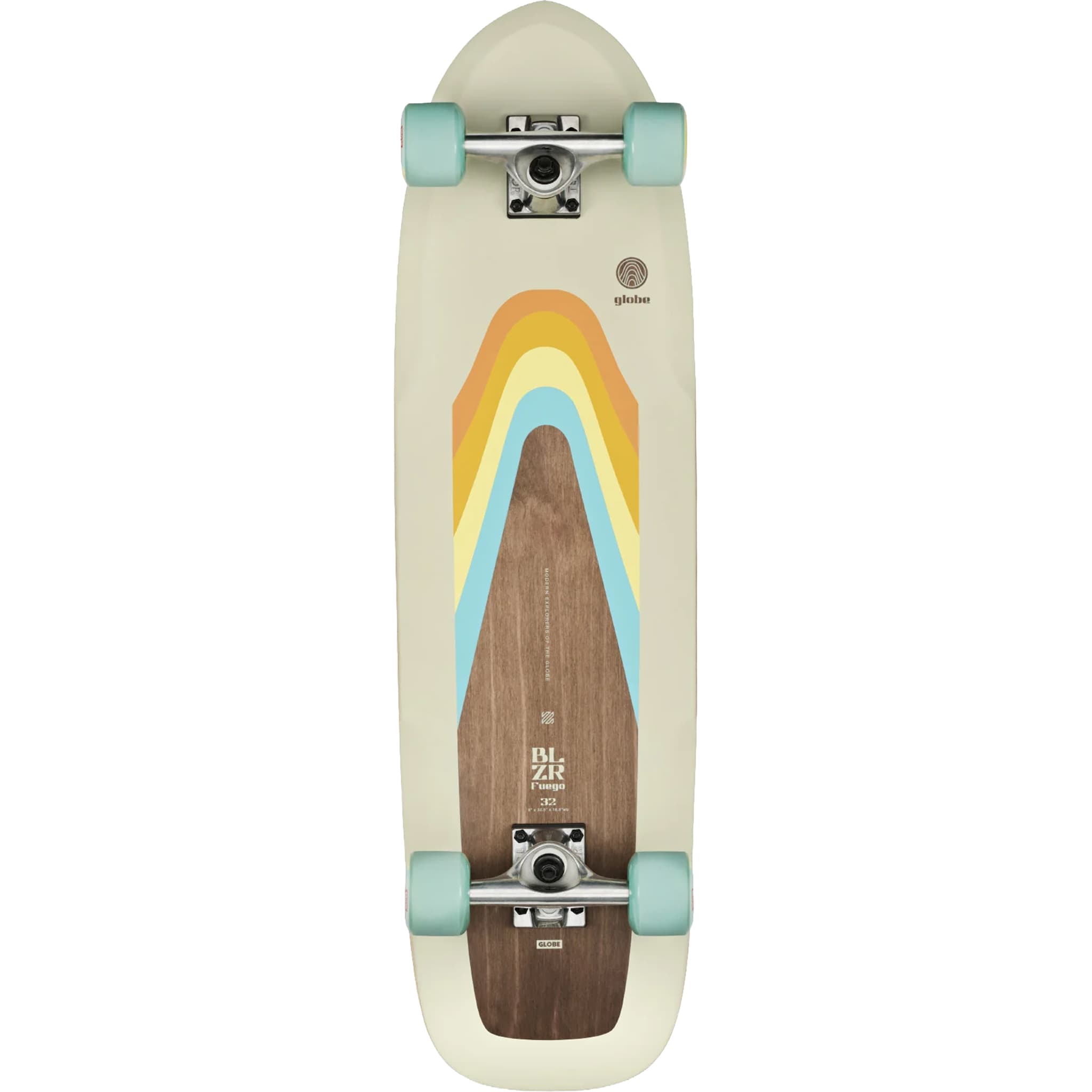 Globe Blazer Fuego 32 Cruiser Complete Horizon 32" Longboard Complete