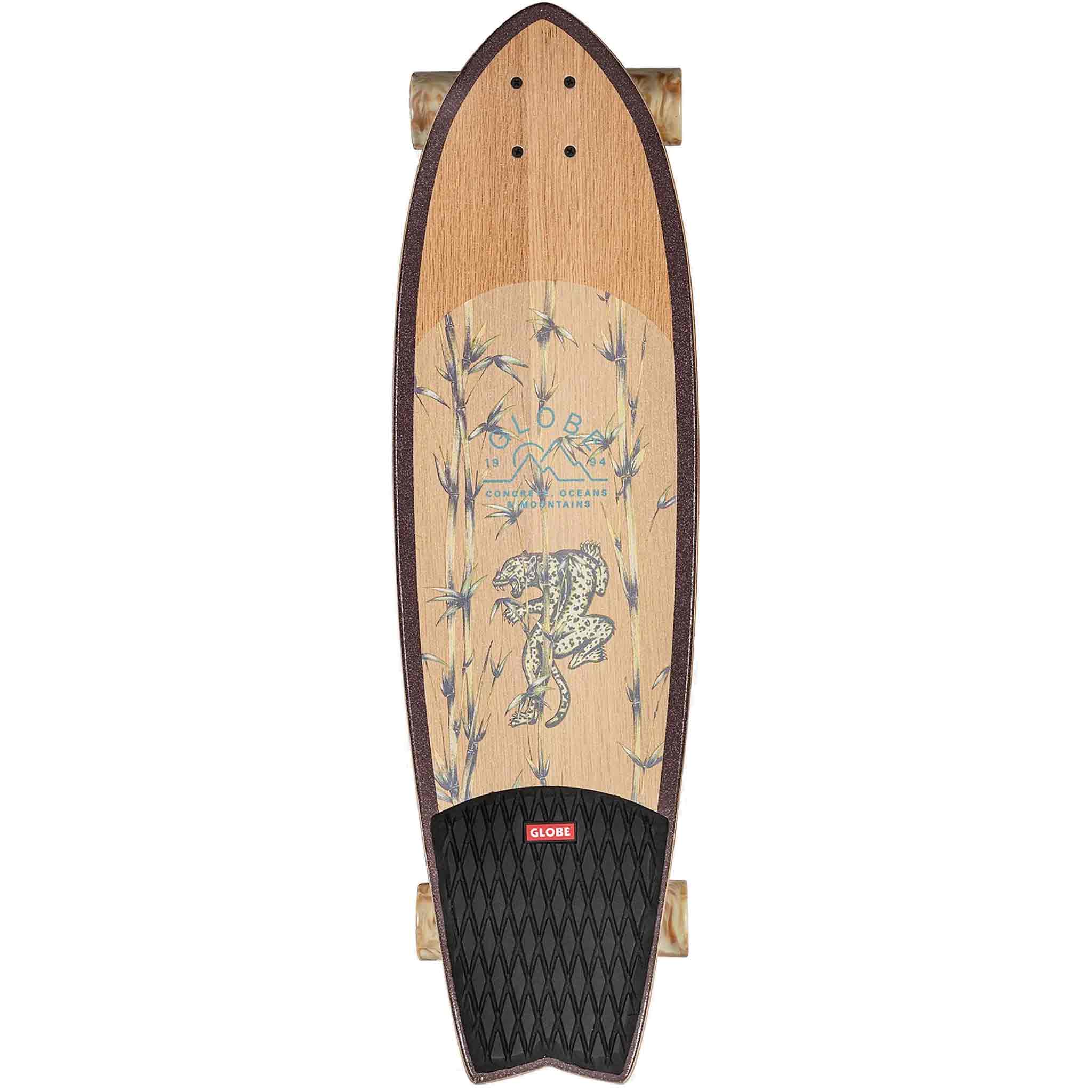 Globe Chromantic Cruiser White Oak Jaguar 33" Longboard Complete