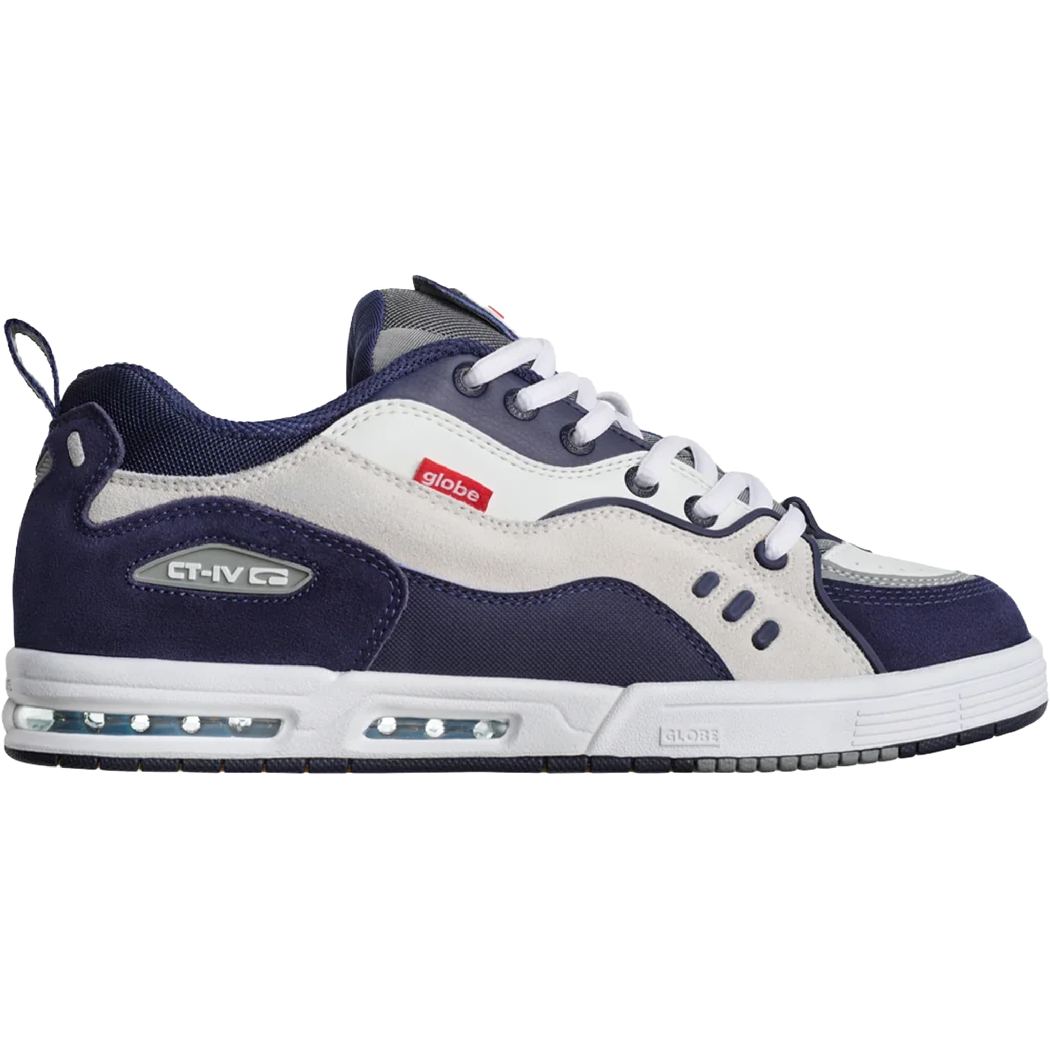 Globe Ct-4 Shoe White Navy Shoes