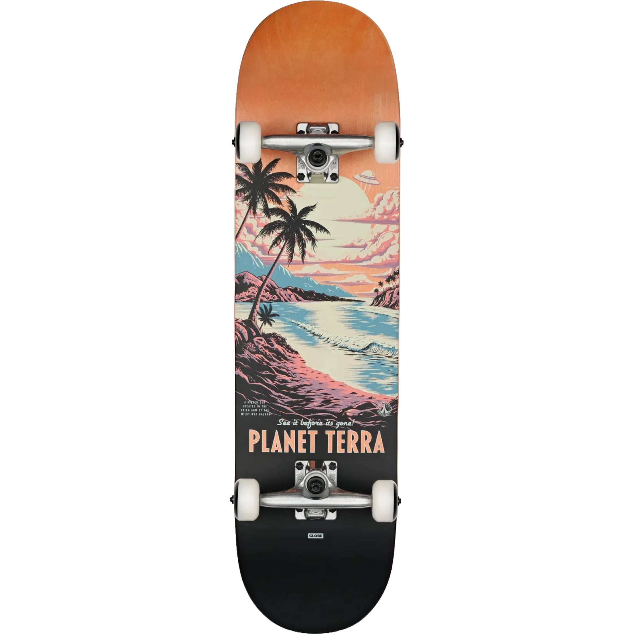 Globe G1 Visitation Skateboard Complete Terra Bay 8.25" Skateboard Complete