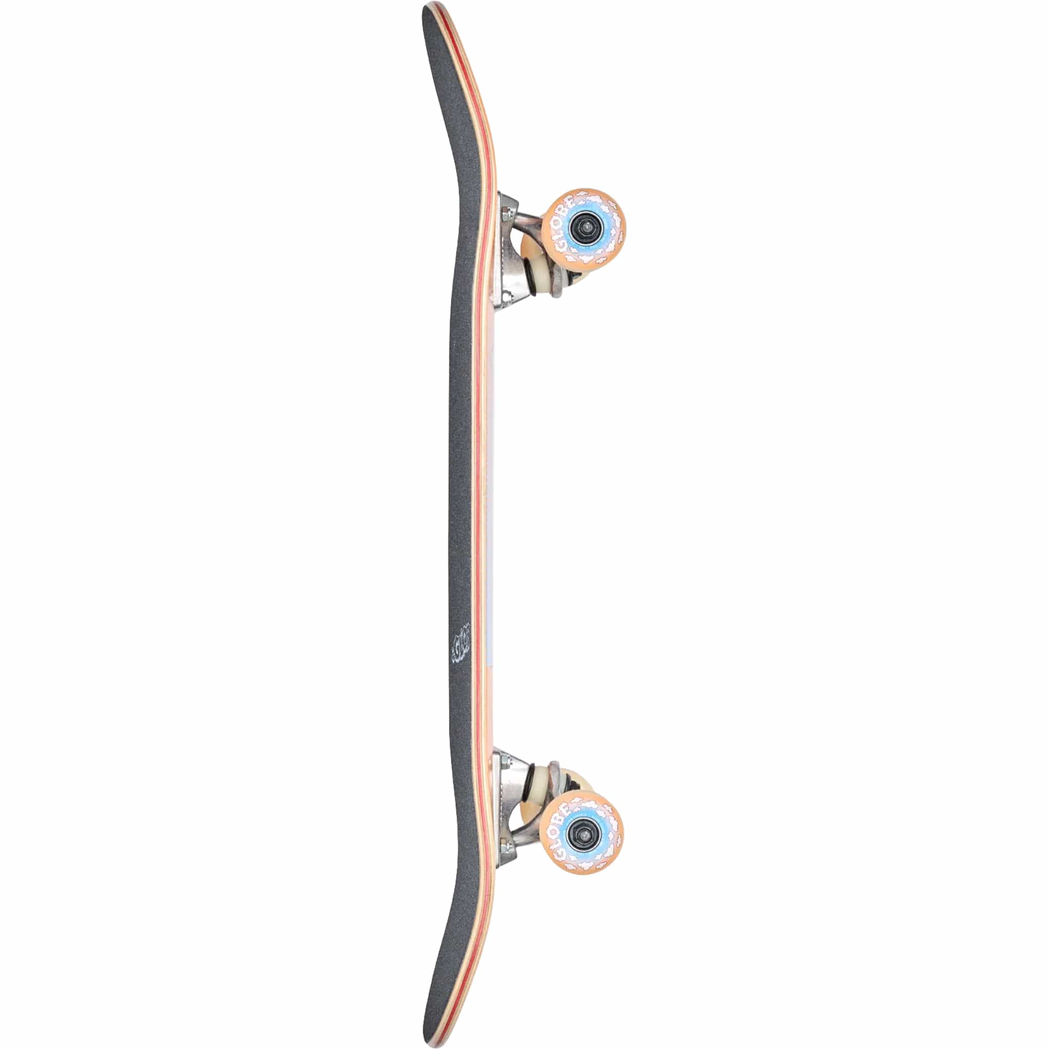Globe Kids Wide Mini Skateboard Complete Flaming Eye 7.9" Skateboard Complete