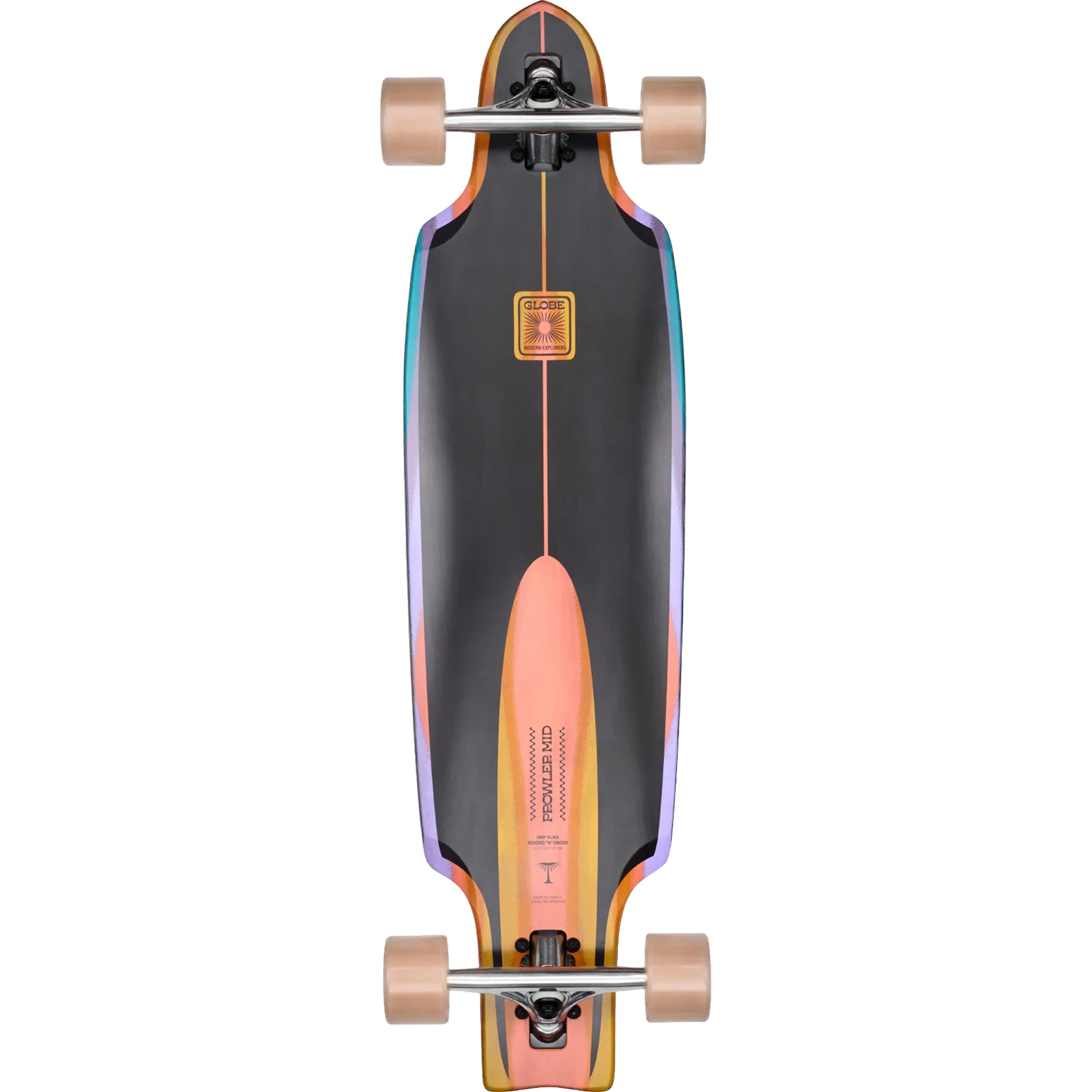 Globe Prowler Mid Longboard Complete Sunstone 34" Longboard Complete