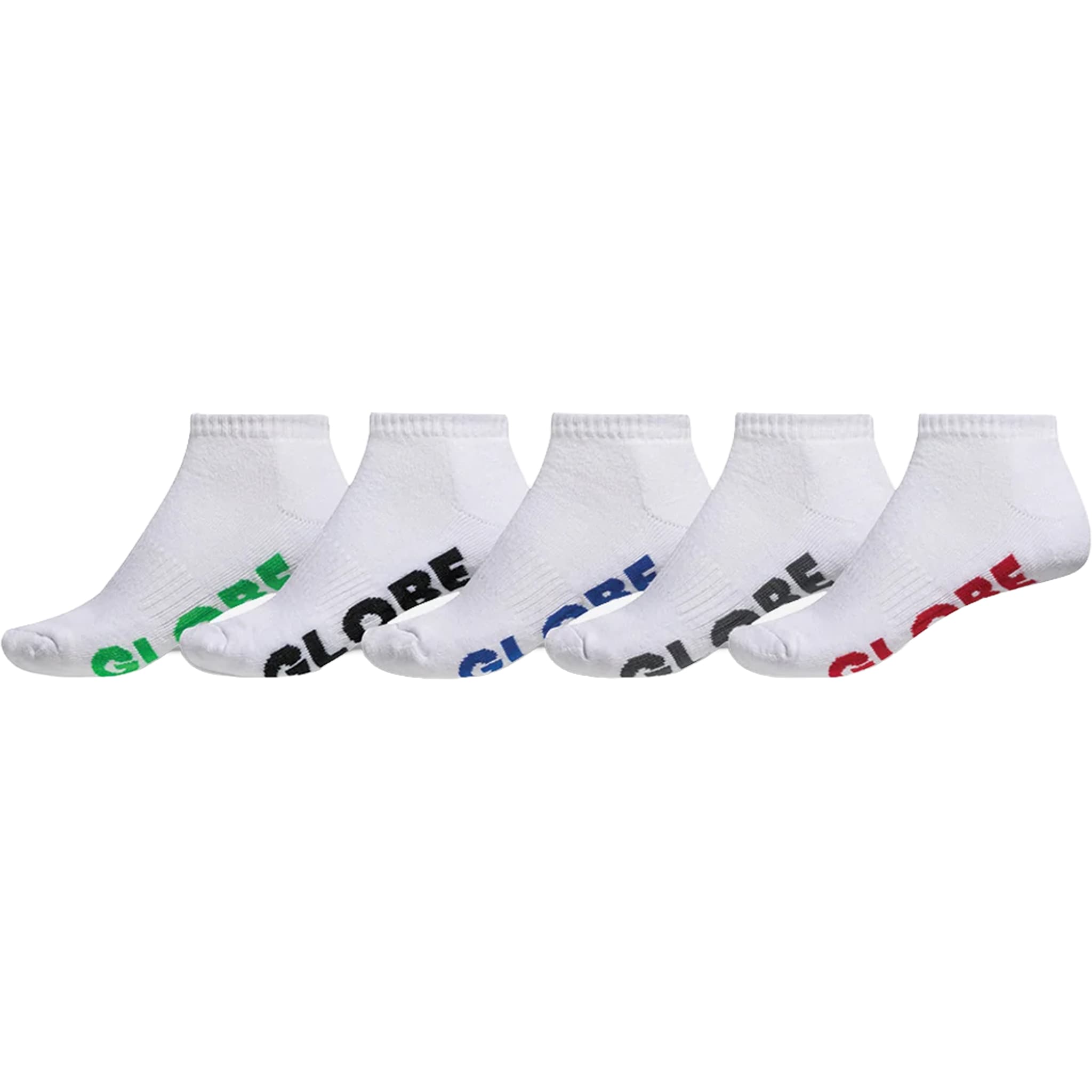 Globe Stealth Ankle Sock 5-Pack White Socks