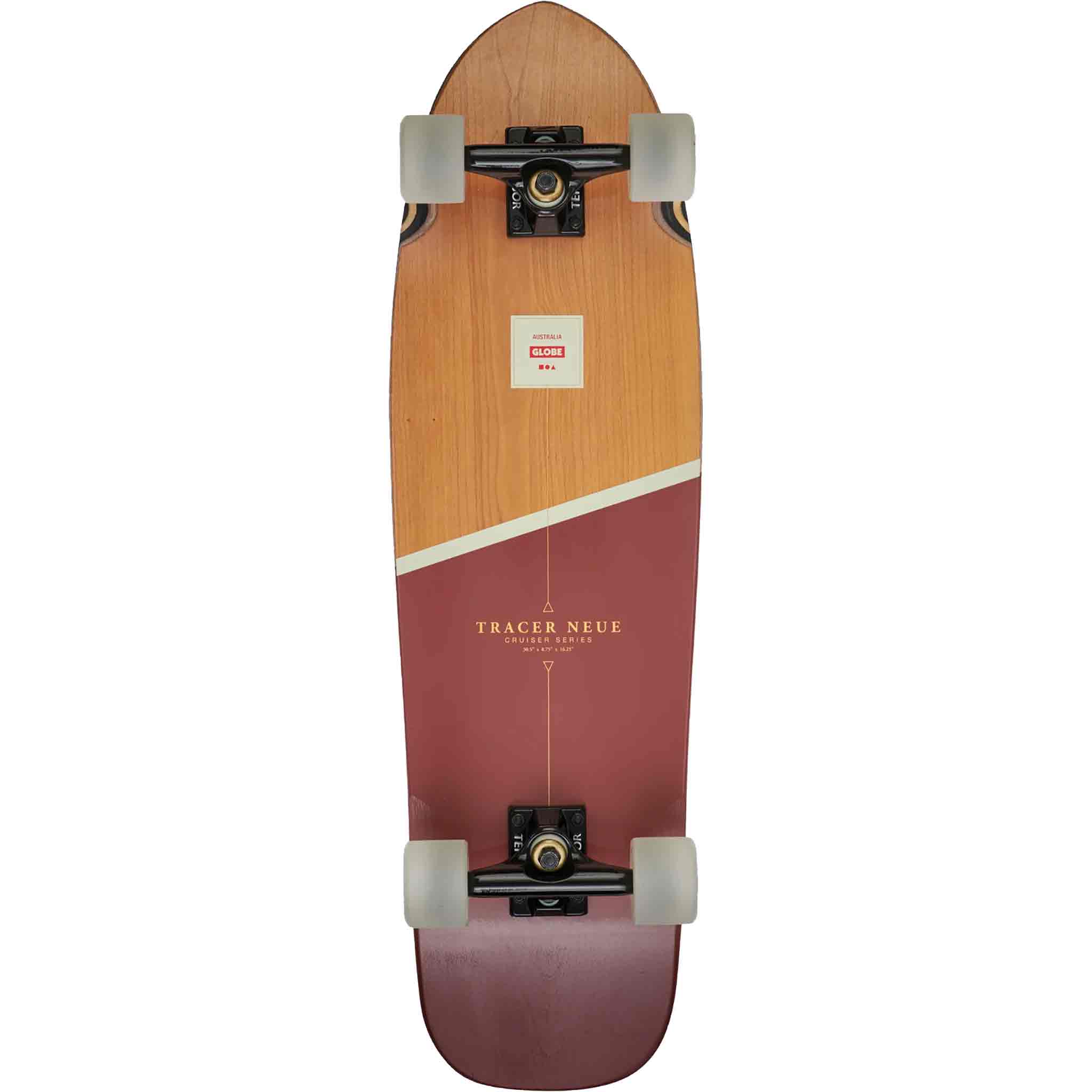 Globe Tracer Neue Cruiser Cherry Acorn 31" Longboard Complete