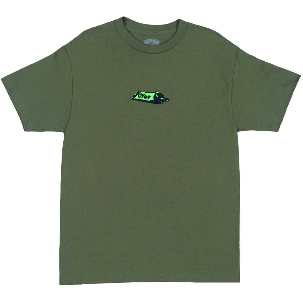 Glue Don't Sniff Glue Tee Military Green T Shirt