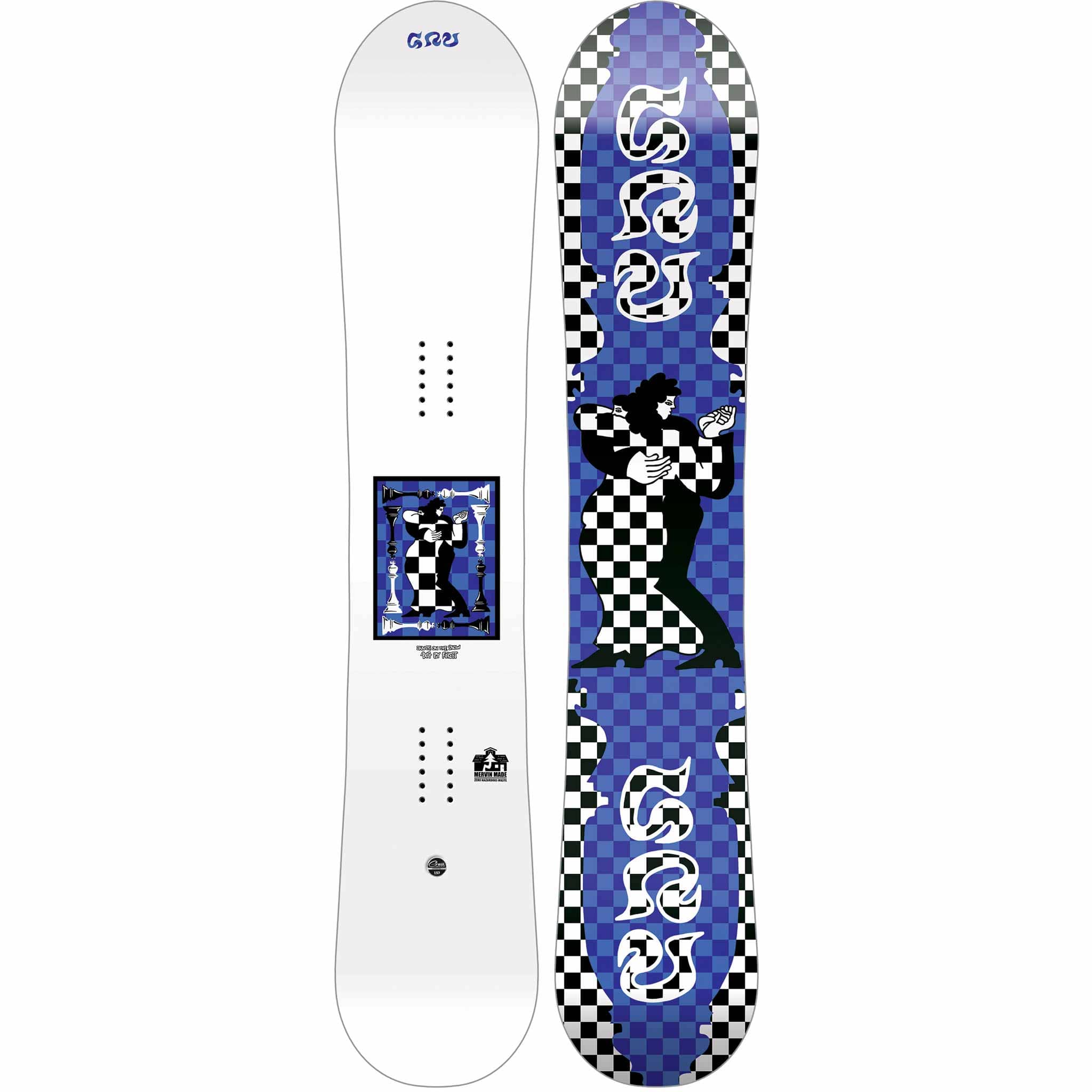 スノーボード GNU 4x4 157 GNU 4X4 Snowboard 2026 - Sanction Skate And Snow