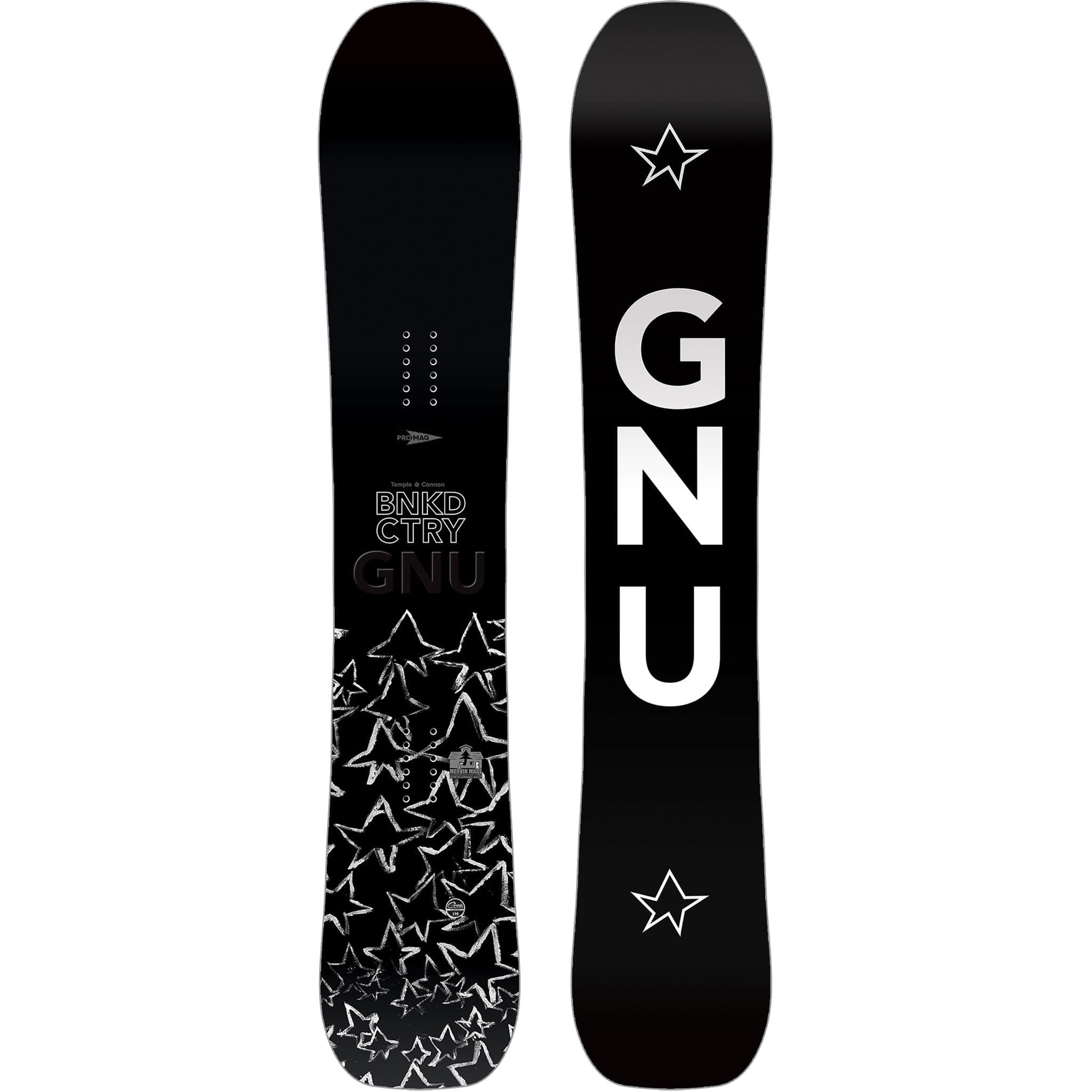 Gnu Banked Country Wide Snowboard 2025 Snowboard