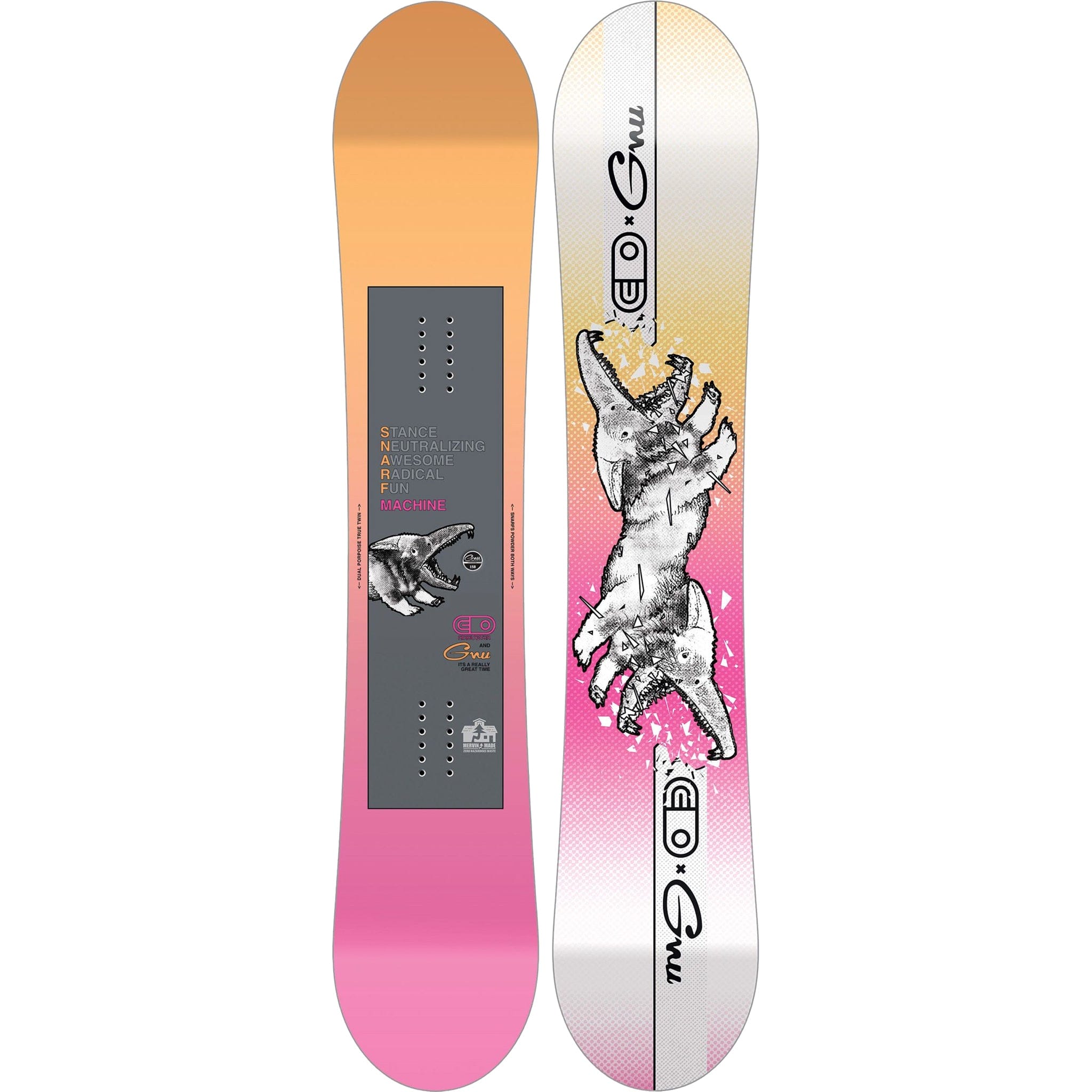 GNU X Airblaster Snarf Machine Snowboard Snowboard