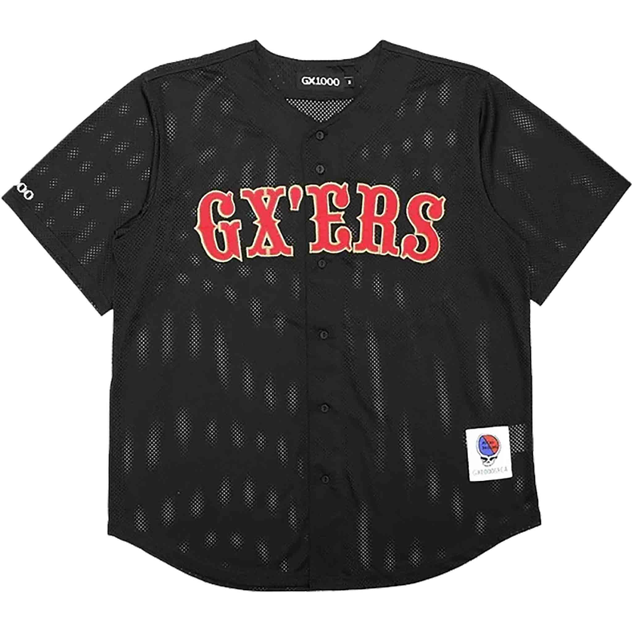 GX1000 Baseball Jersey Black T Shirt