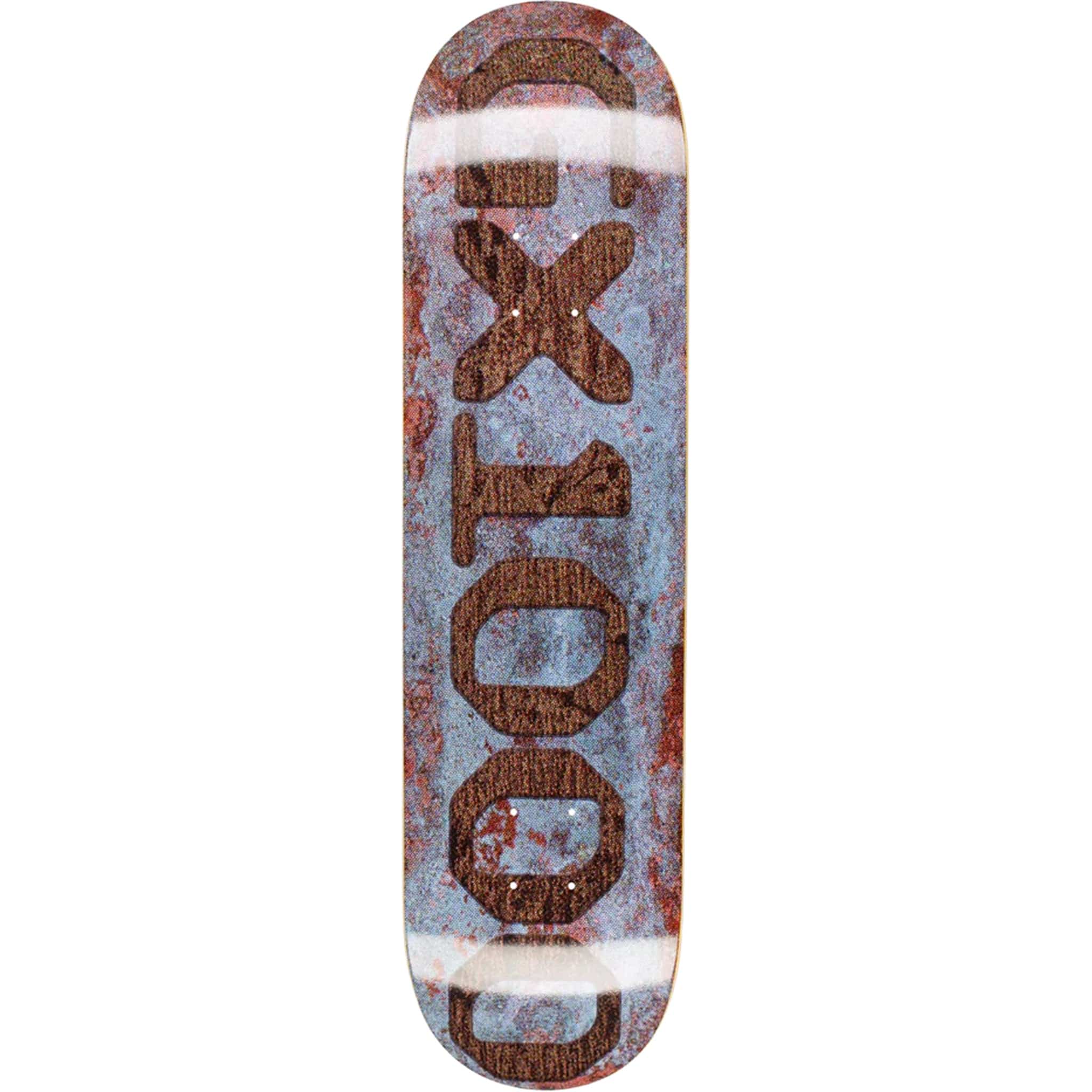 GX1000 OG Logo Patina Blueish Brown Skateboard Deck 8" Skateboard