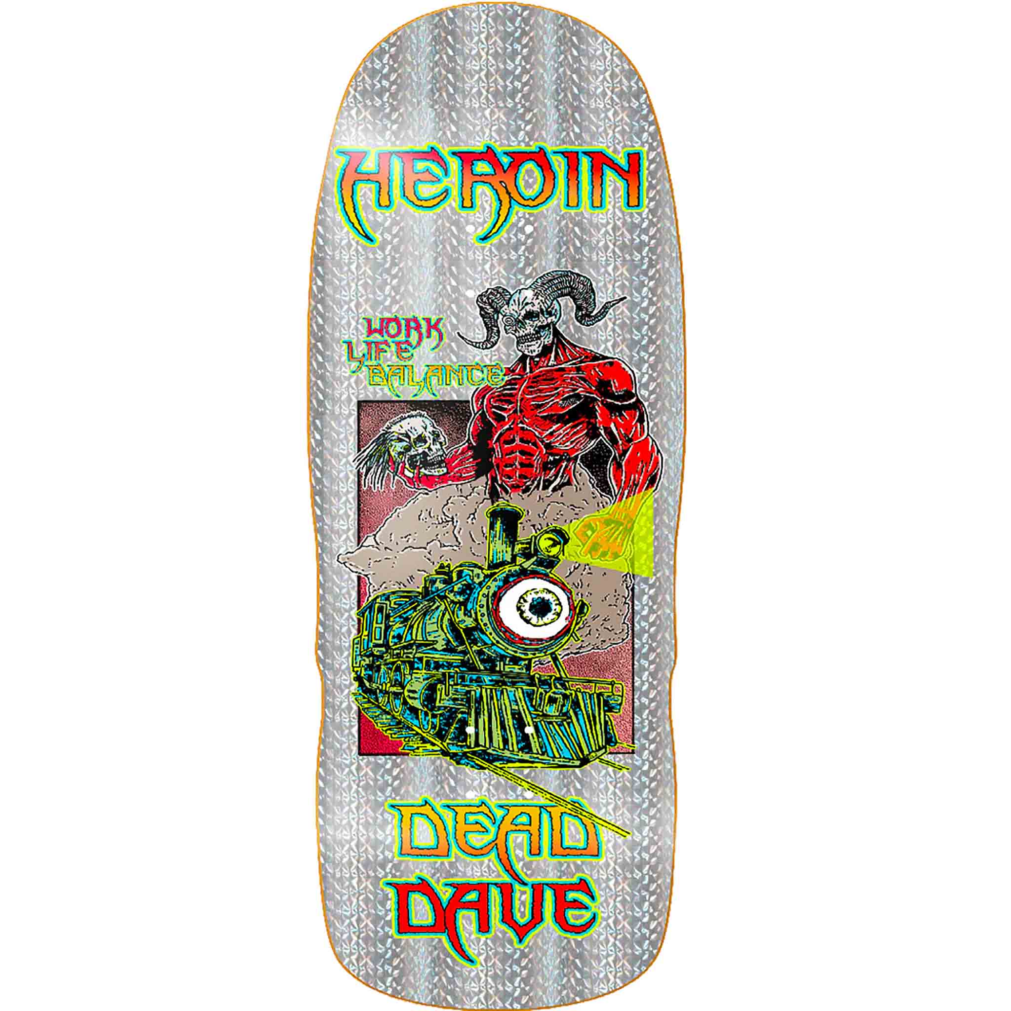 Heroin Dead Dave Hellscape 10.1" Skateboard Deck Skateboard