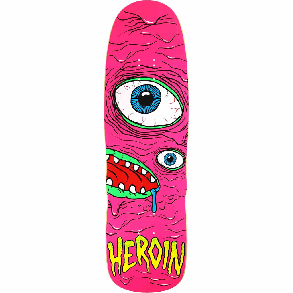 Heroin Pink Mutant 9.5" Skateboard Deck Skateboard